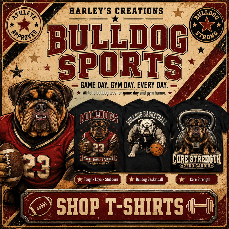 👕 BULLDOG SPORTS / The're Athletic Too
