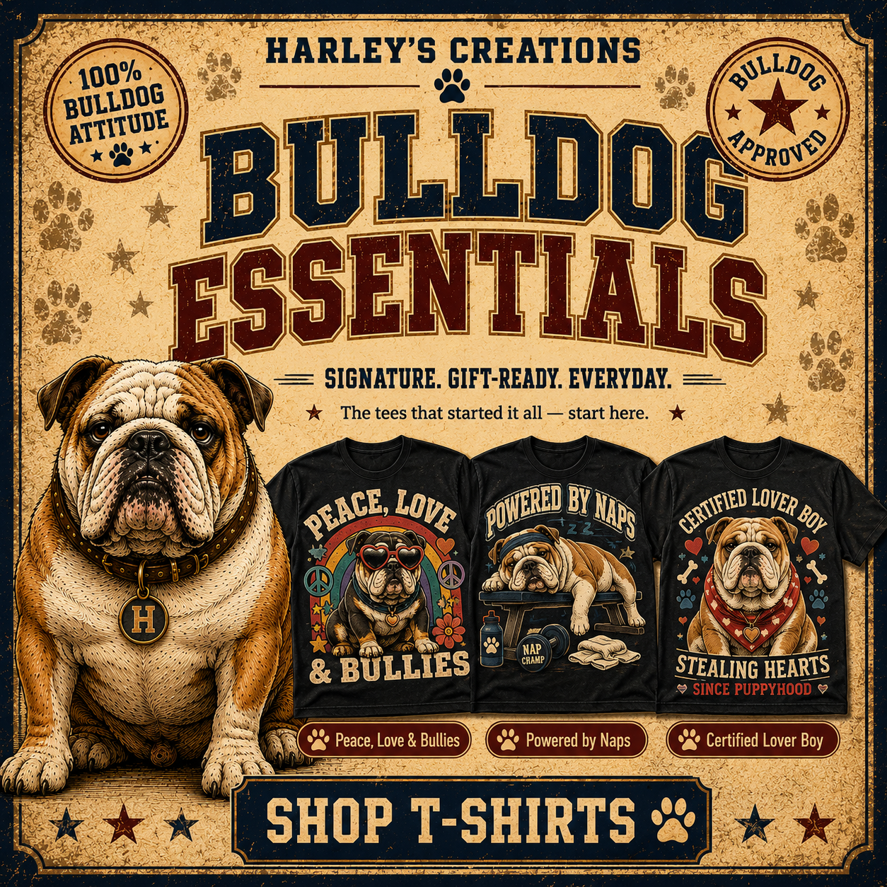 🎁 BULLDOG ESSENTIALS / Just Have to Have One