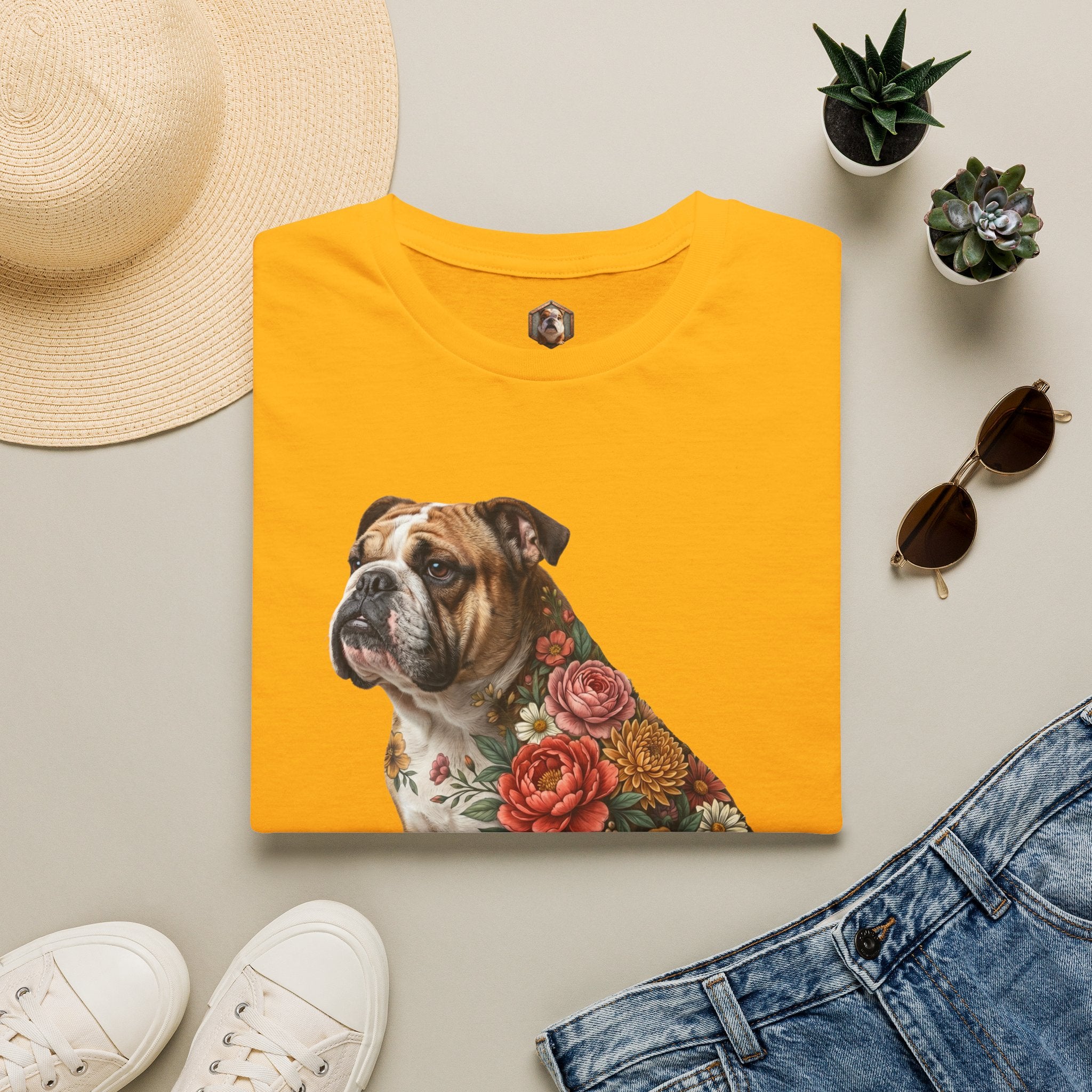 flower dog T-Shirt