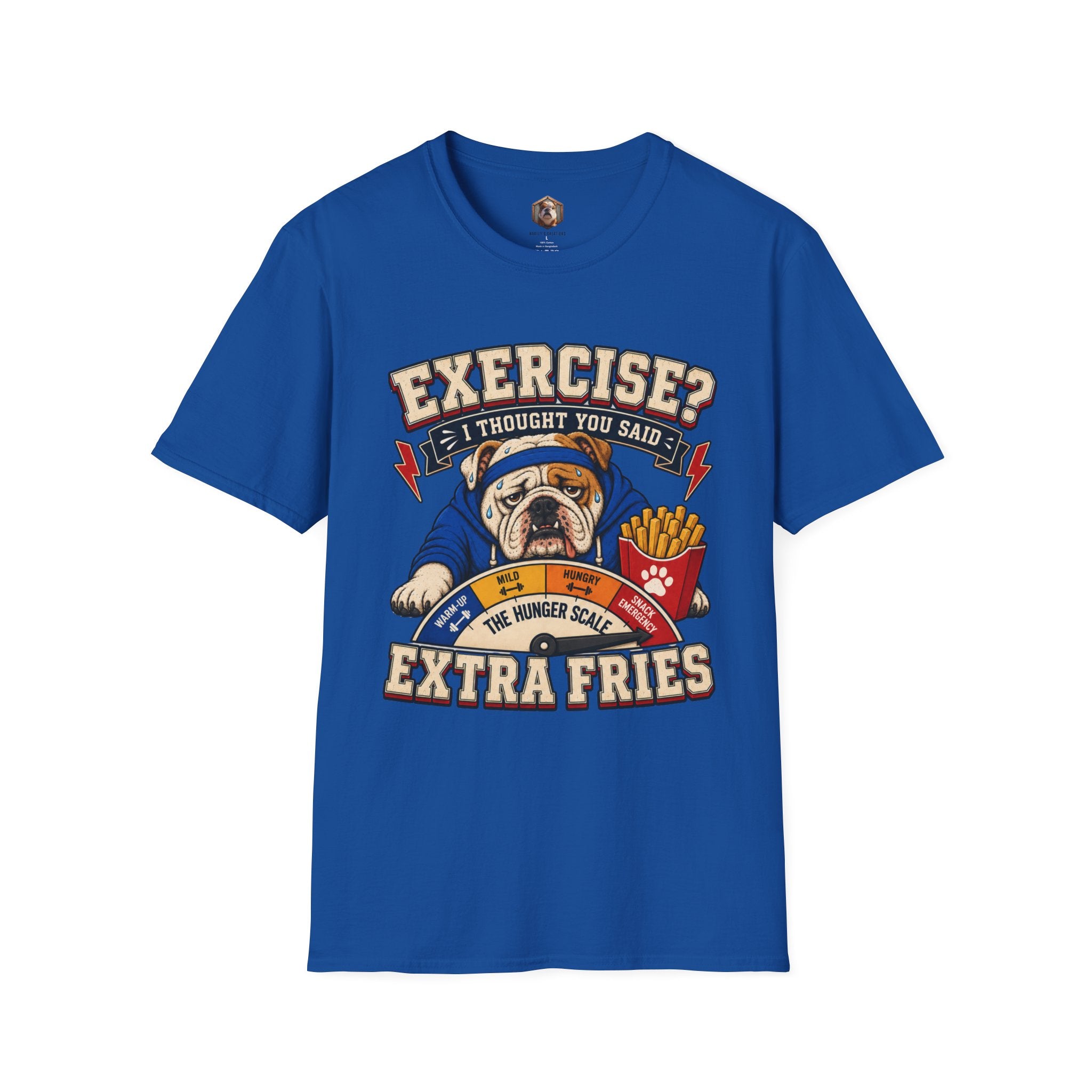 Exercise? I thought you said extra fries