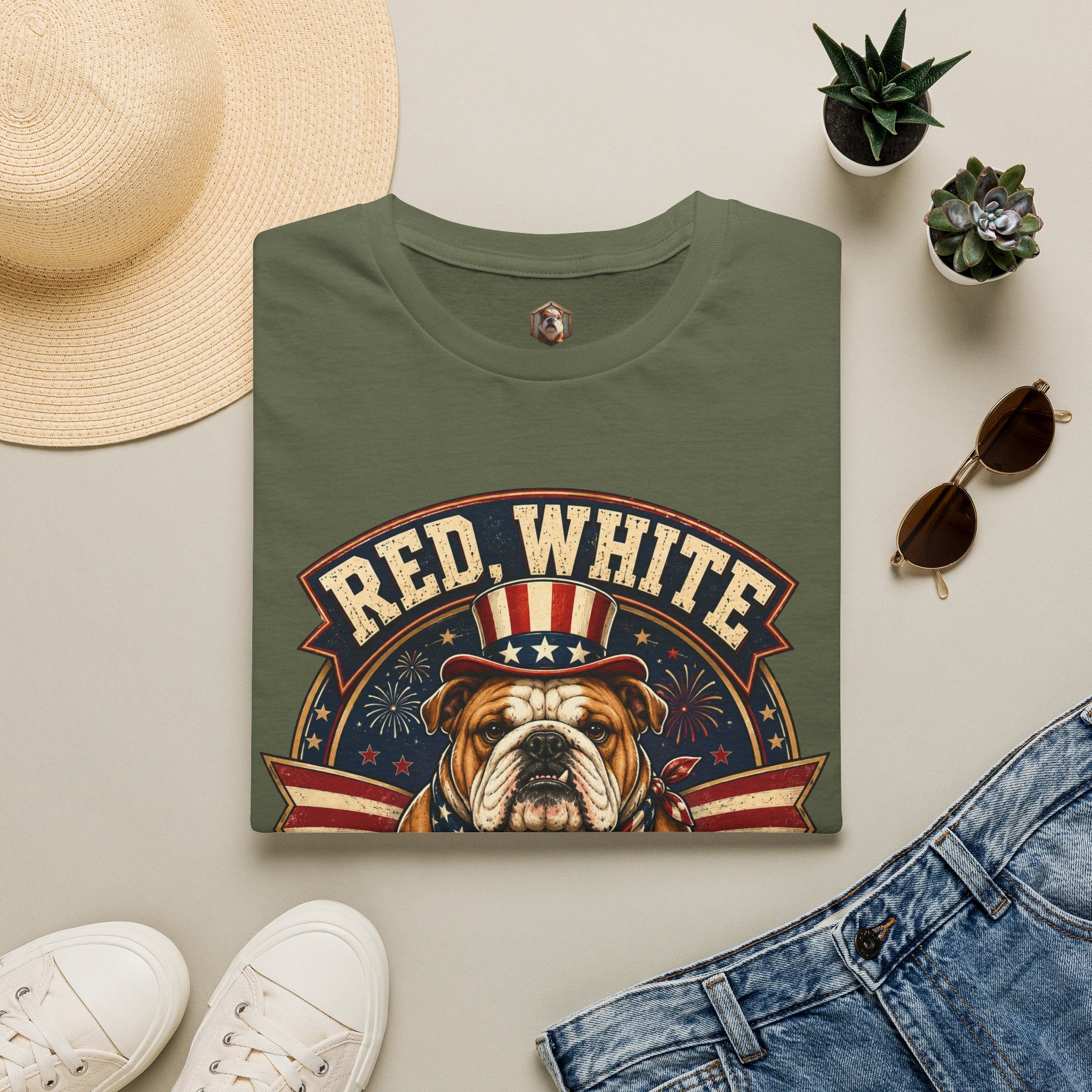 Red, White & Drool T-Shirt
