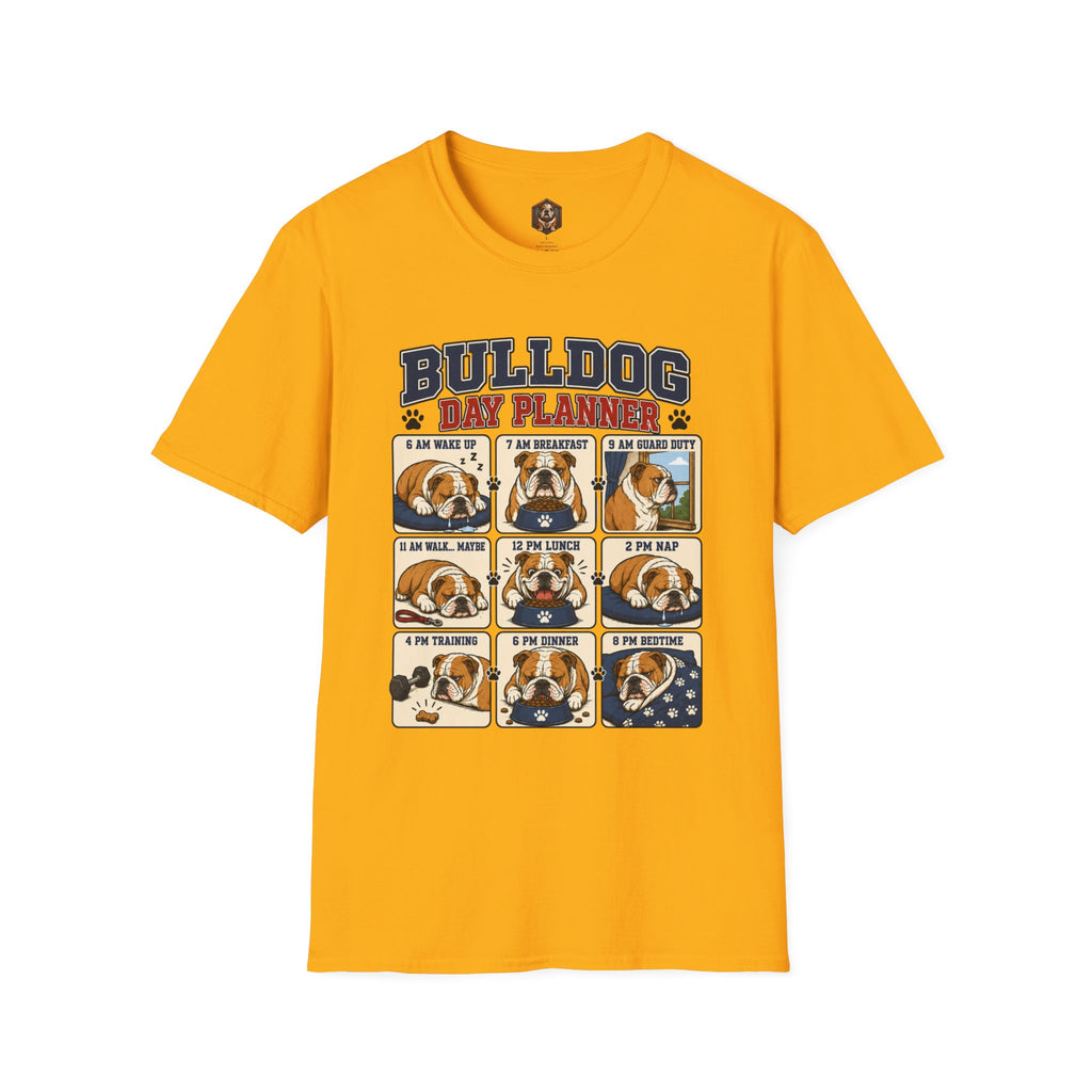 Bulldog Day Planner T-shirt