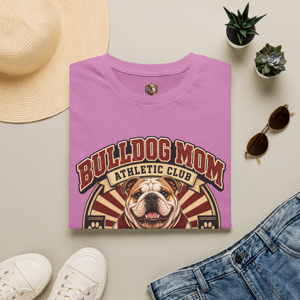 Bulldog Mom Athletic T-Shirt