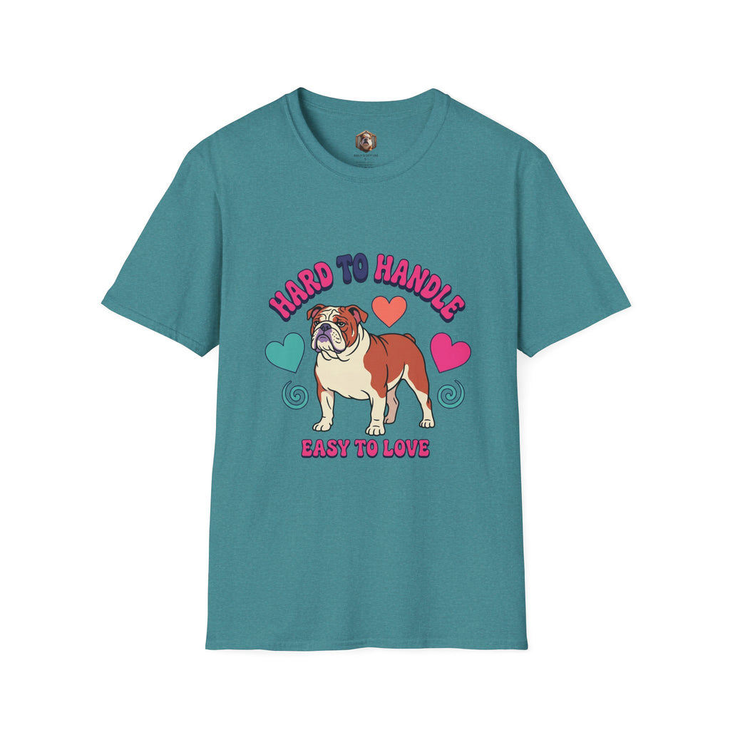 Bulldog "Hard to Handle, Easy to Love" T-Shirt