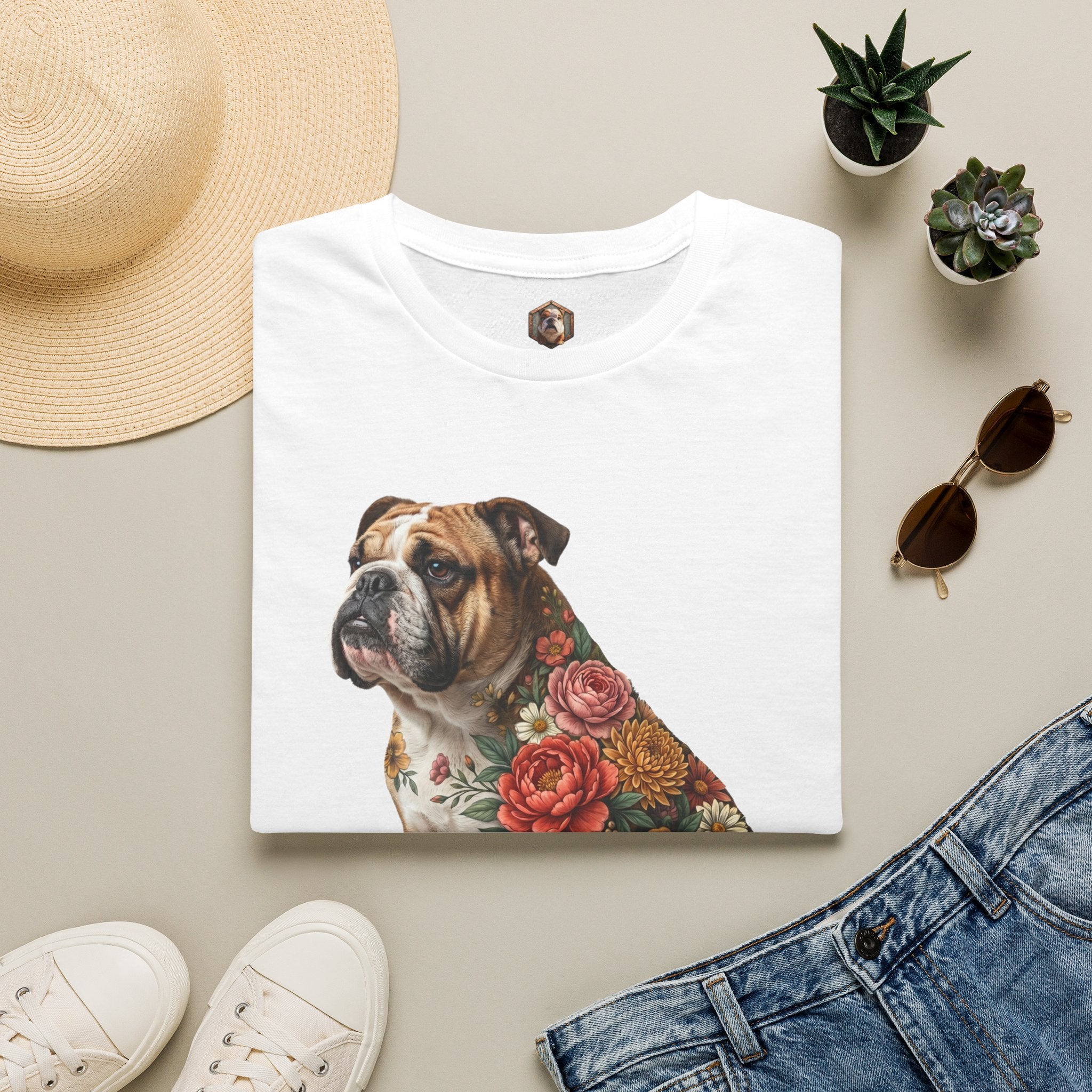 flower dog T-Shirt