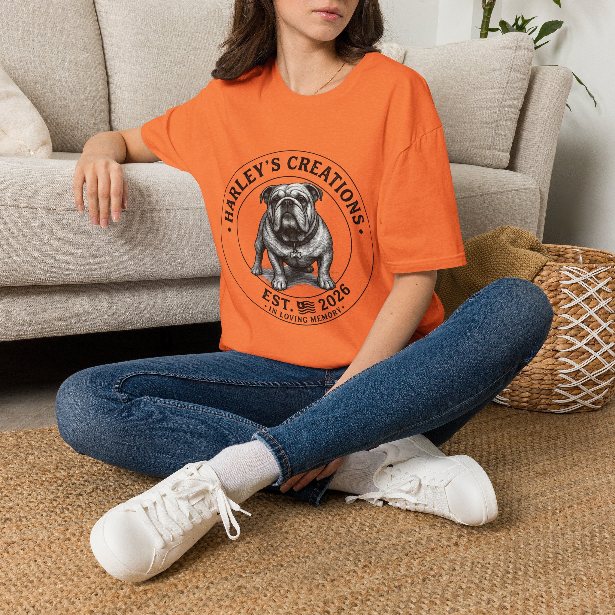 "Harley’s Creations" Bulldog T-Shirt