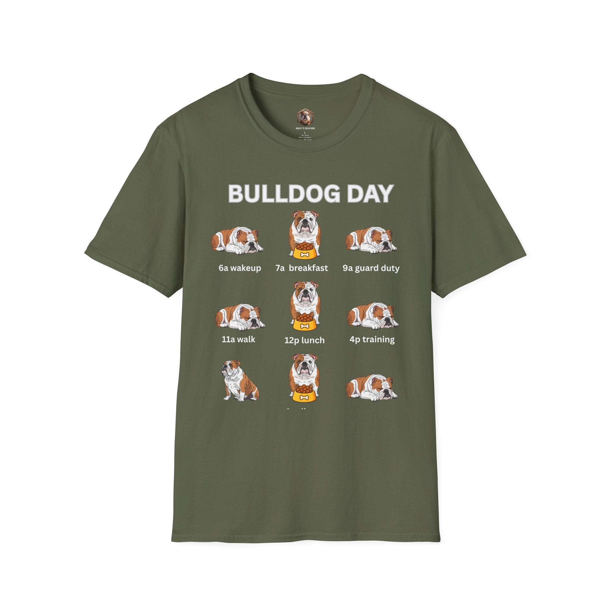 Bulldog Day Schedule T-Shirt