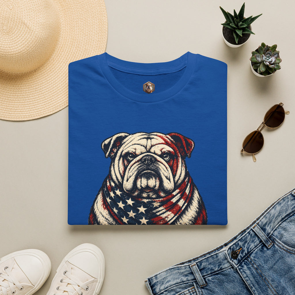 Patriotic Bulldog T-Shirt