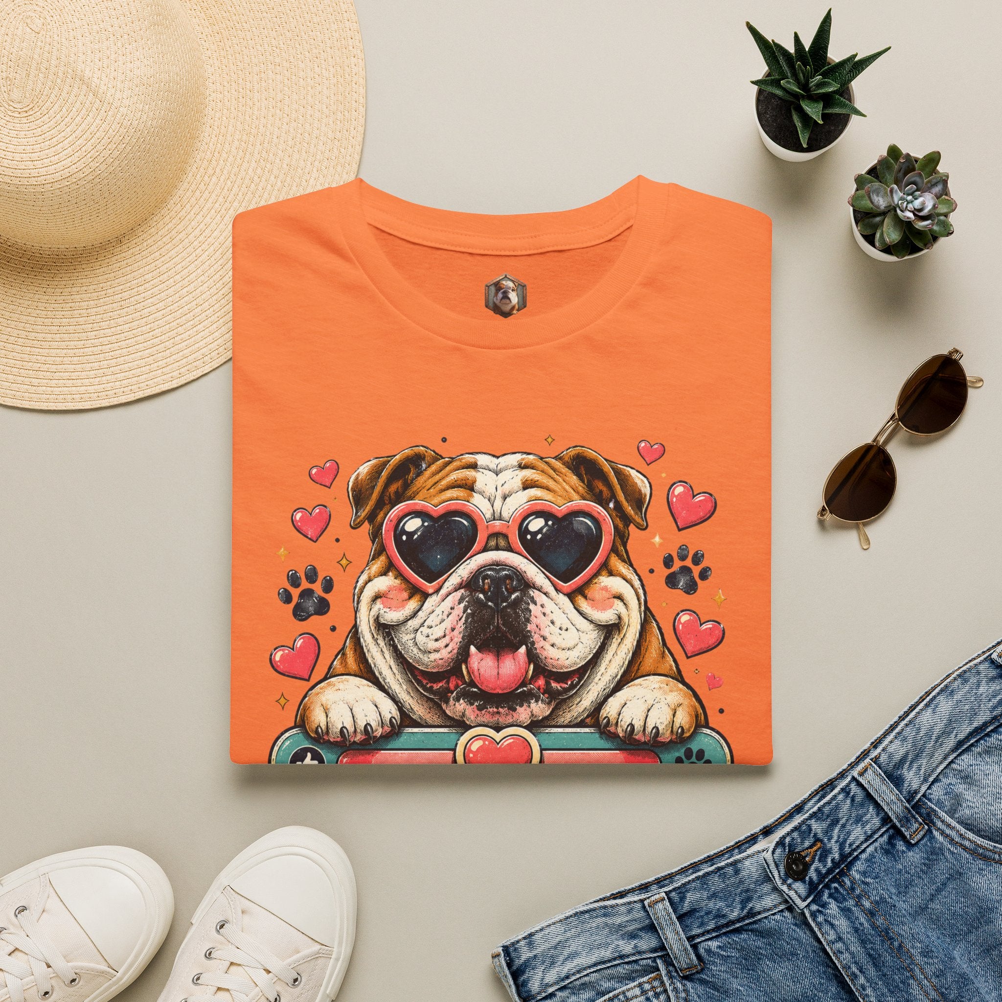 Bulldog Kisses T-shirt