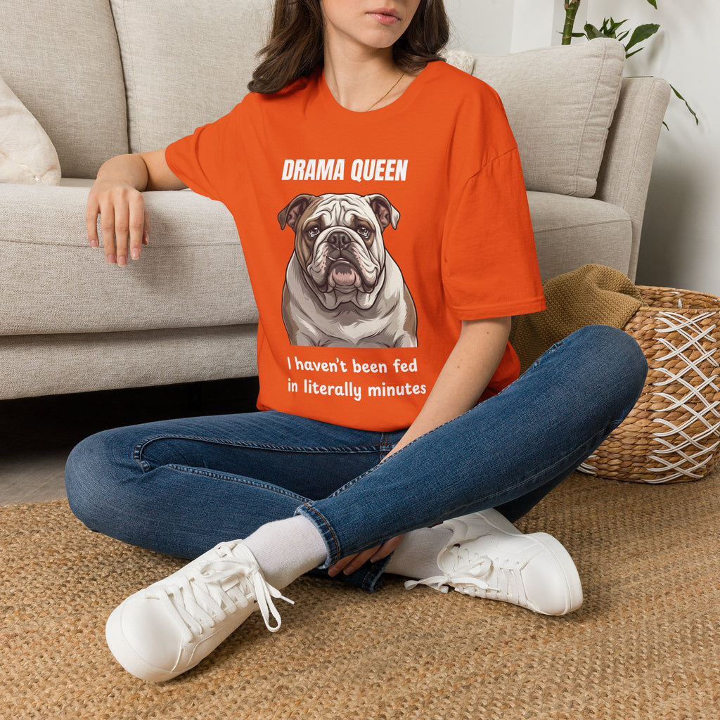 Drama Queen Bulldog T-Shirt