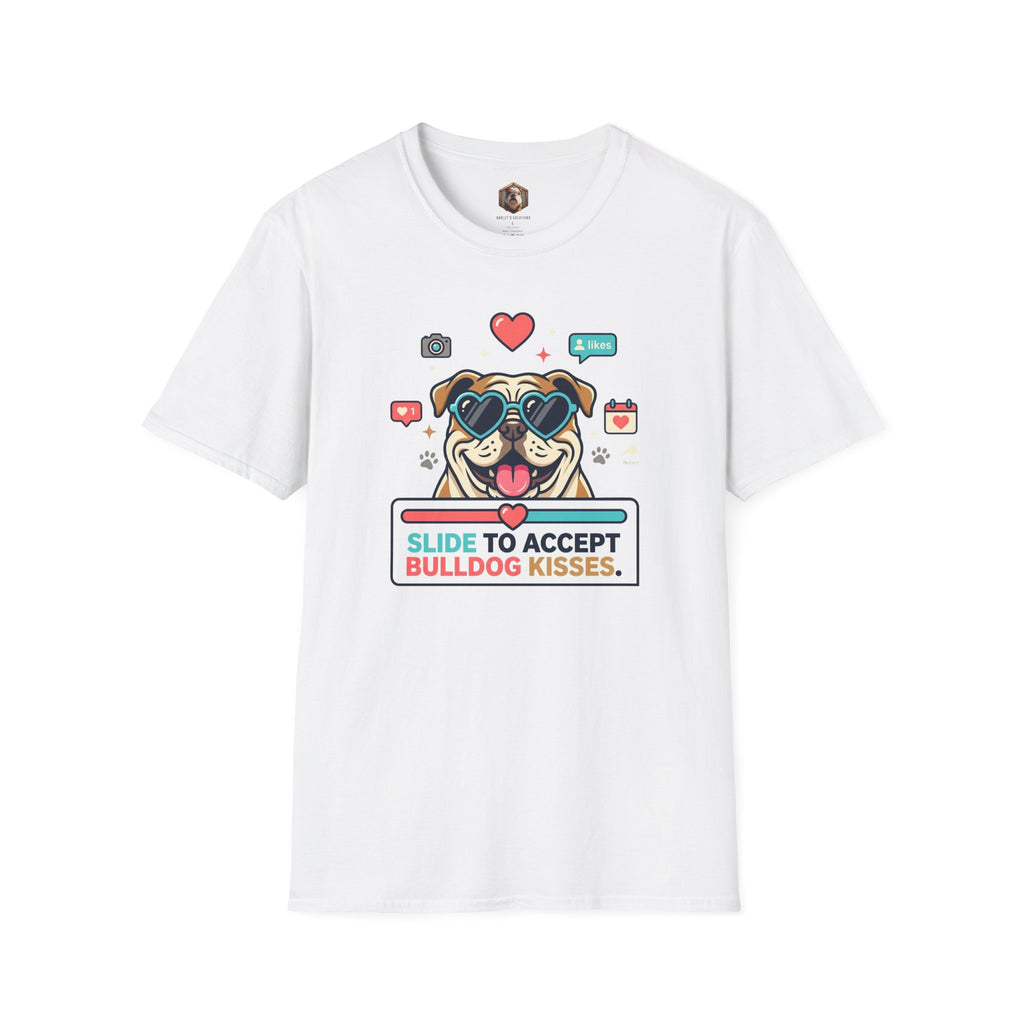 Slide to Accept Bulldog Kisses T-shirt