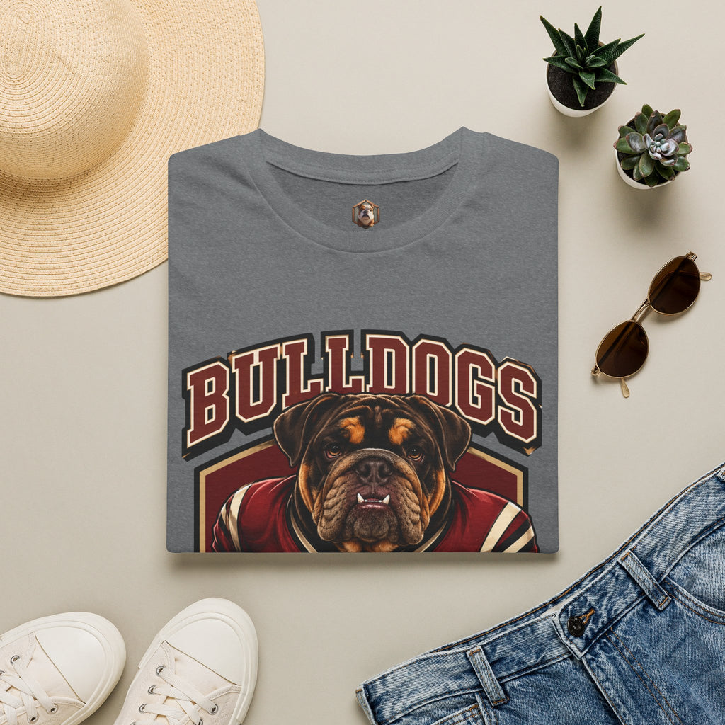 Bulldog Football Player T-Shirt