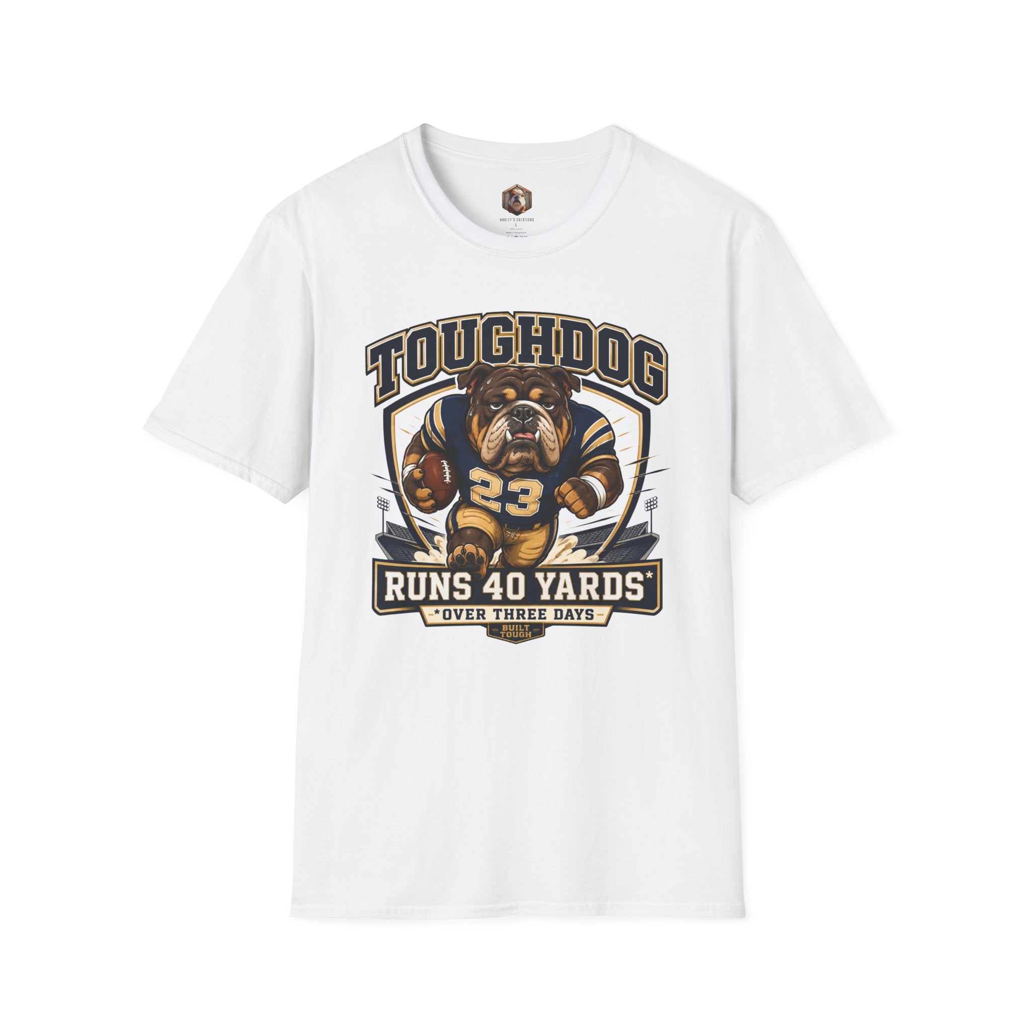 Bulldog Football T-Shirt