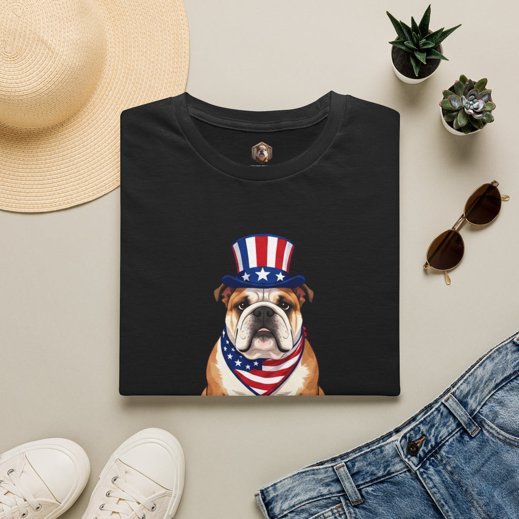 Patriotic Bulldog T-Shirt