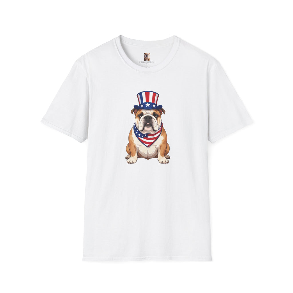 Patriotic Bulldog T-Shirt