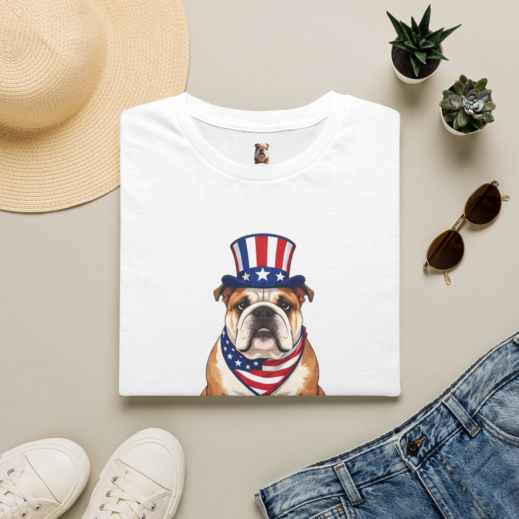 Patriotic Bulldog T-Shirt