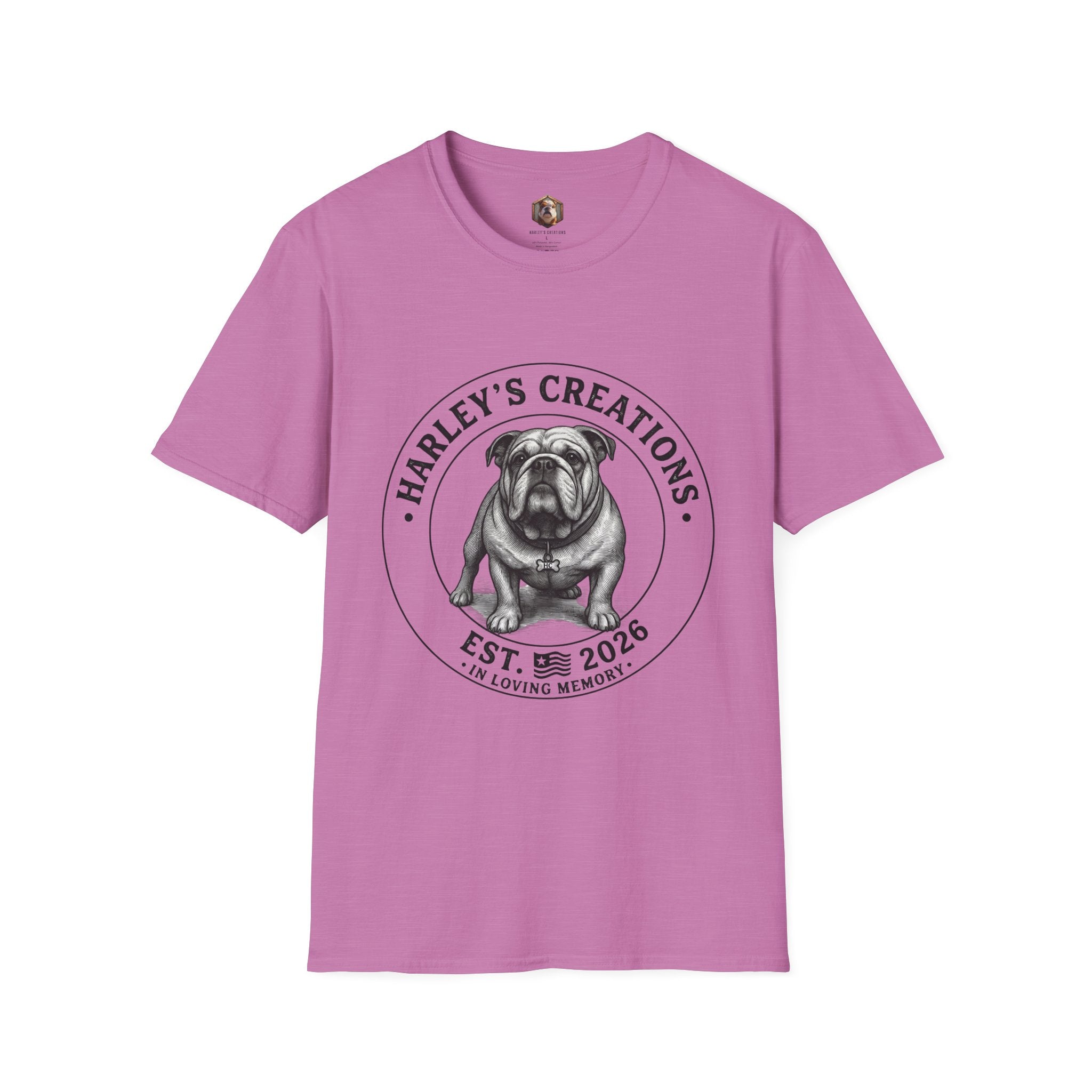 "Harley’s Creations" Bulldog T-Shirt