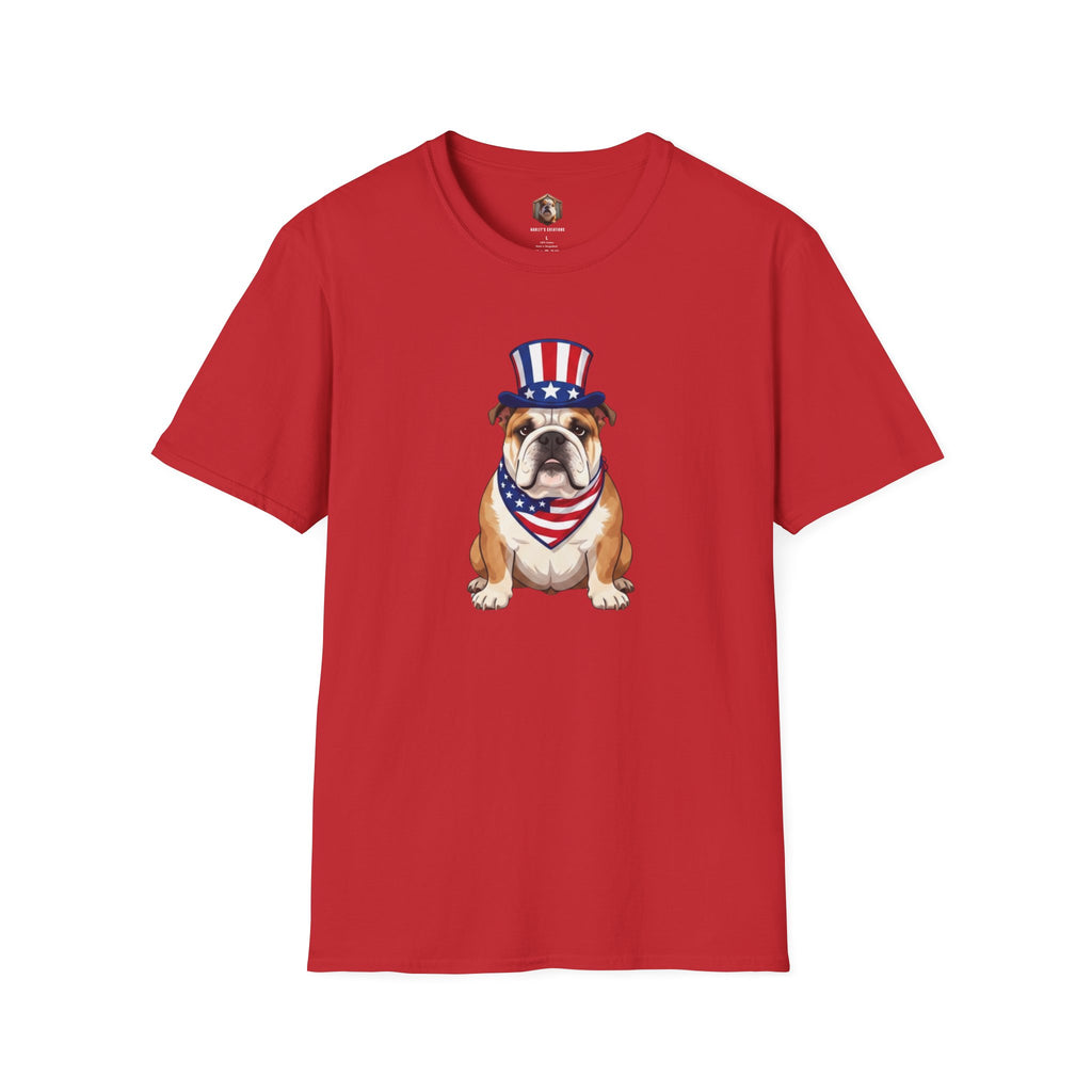 Patriotic Bulldog T-Shirt