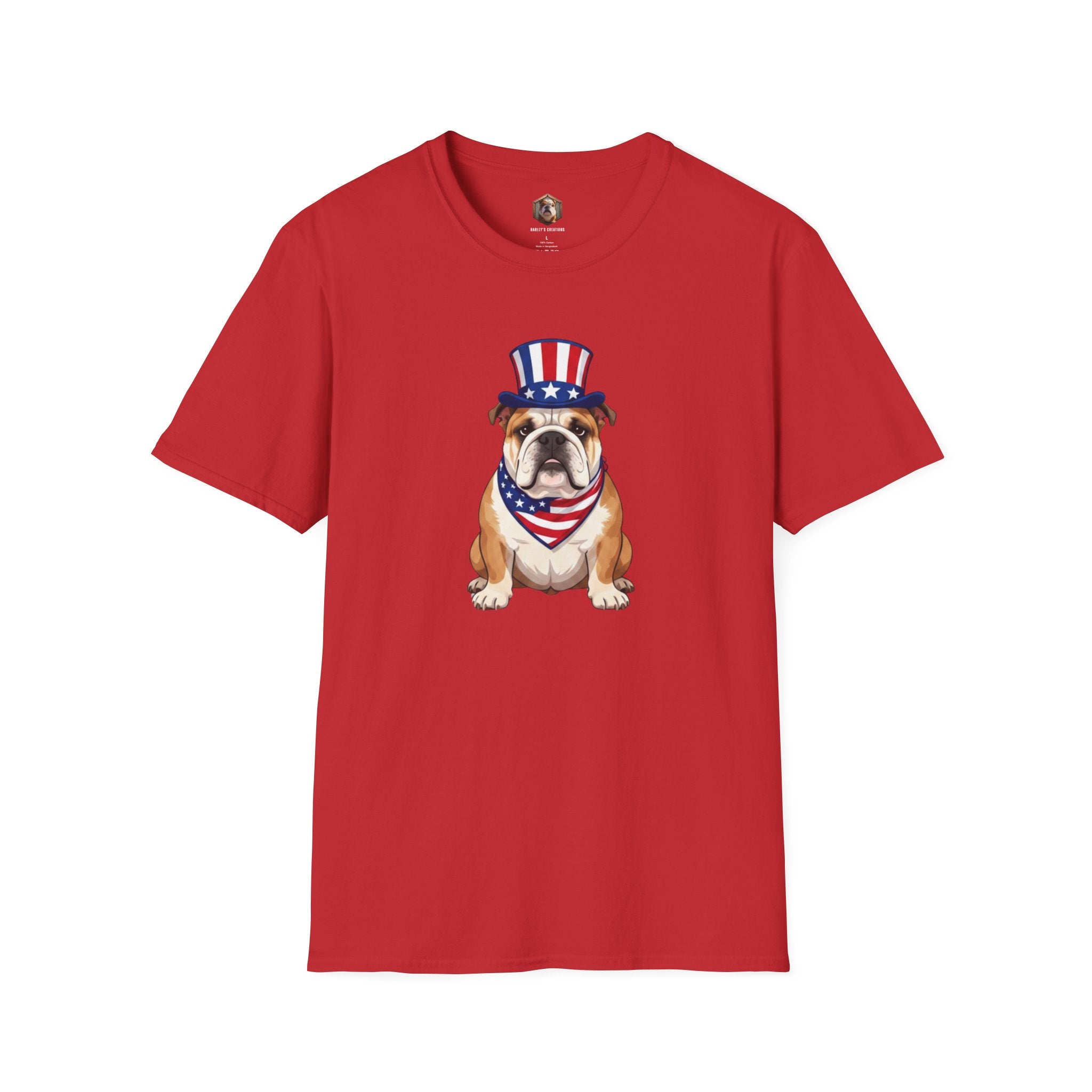 Patriotic Bulldog T-Shirt