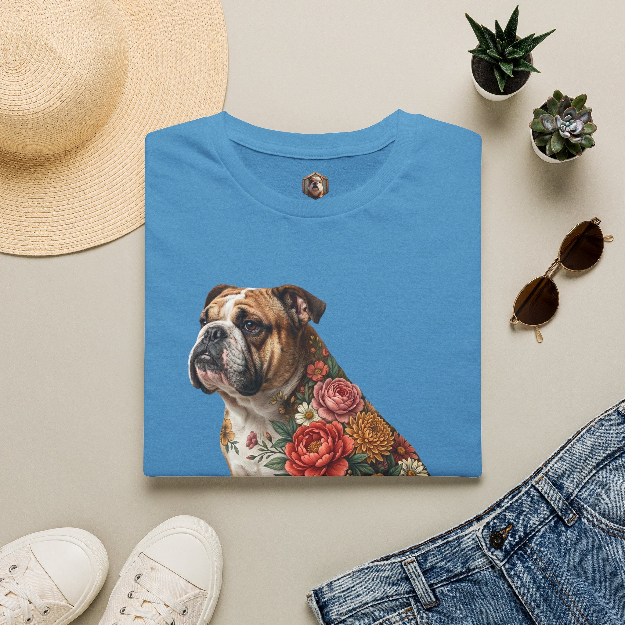 flower dog T-Shirt