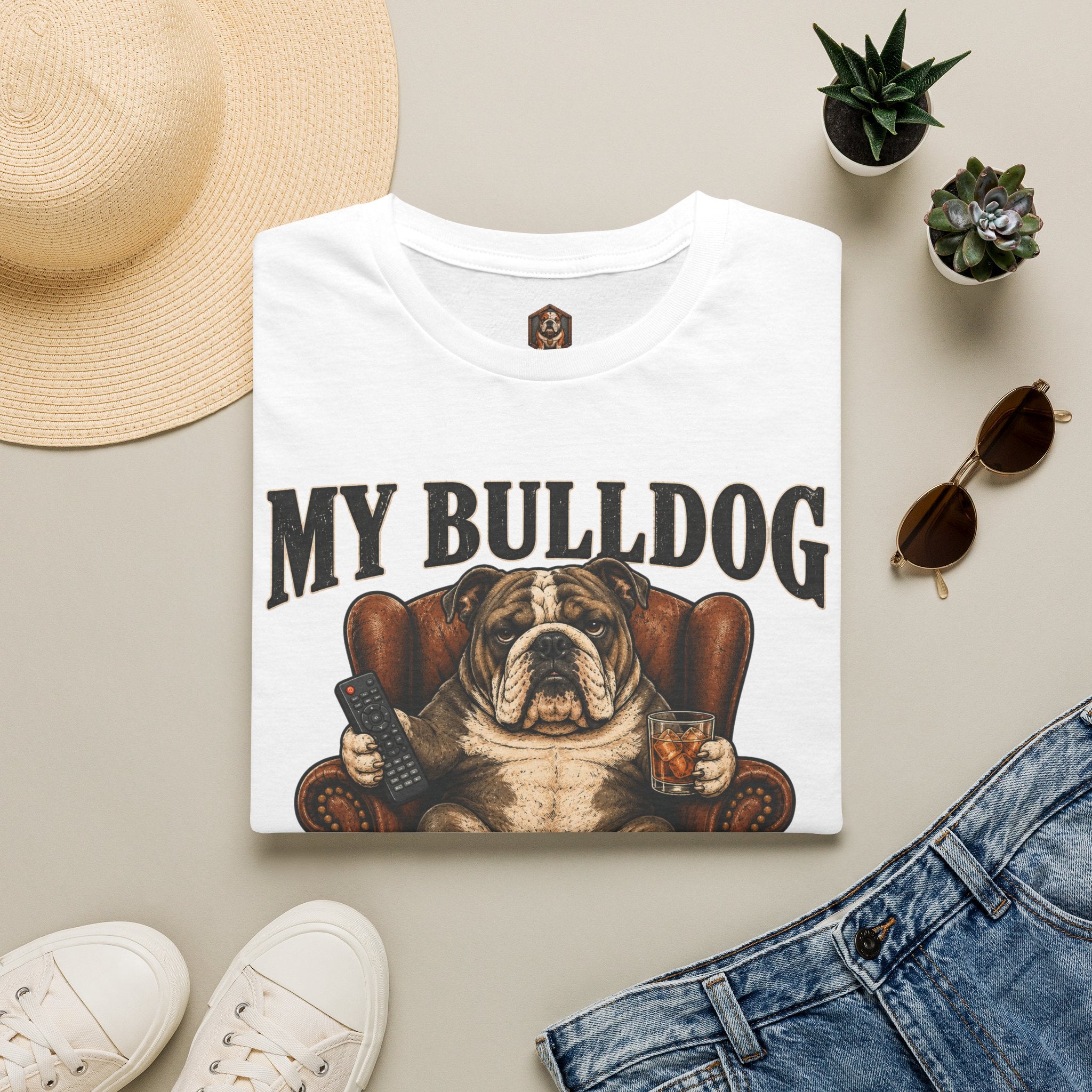 My Bulldog Runs This House T-Shirt