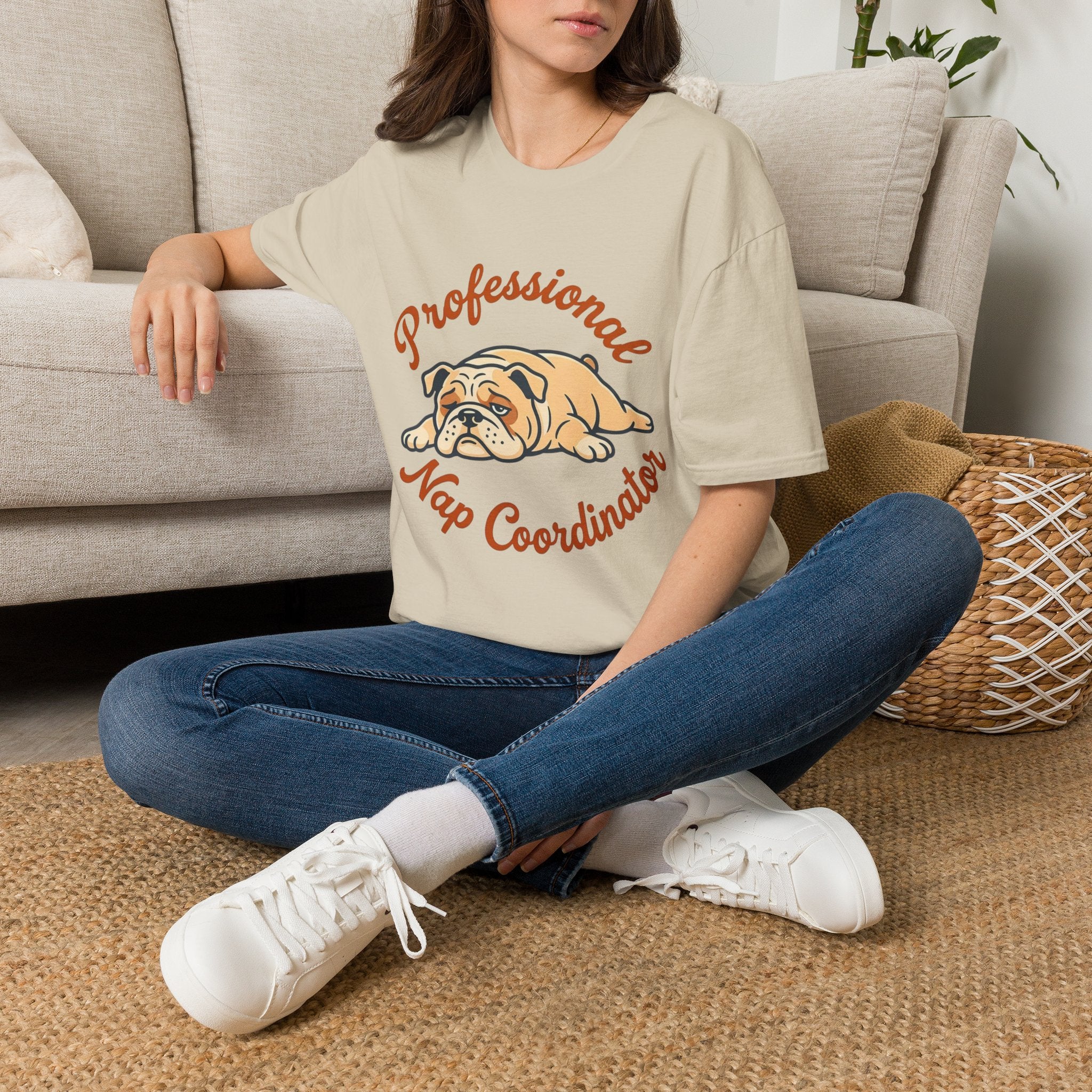 Professional Nap Coordinator Bulldog T-Shirt