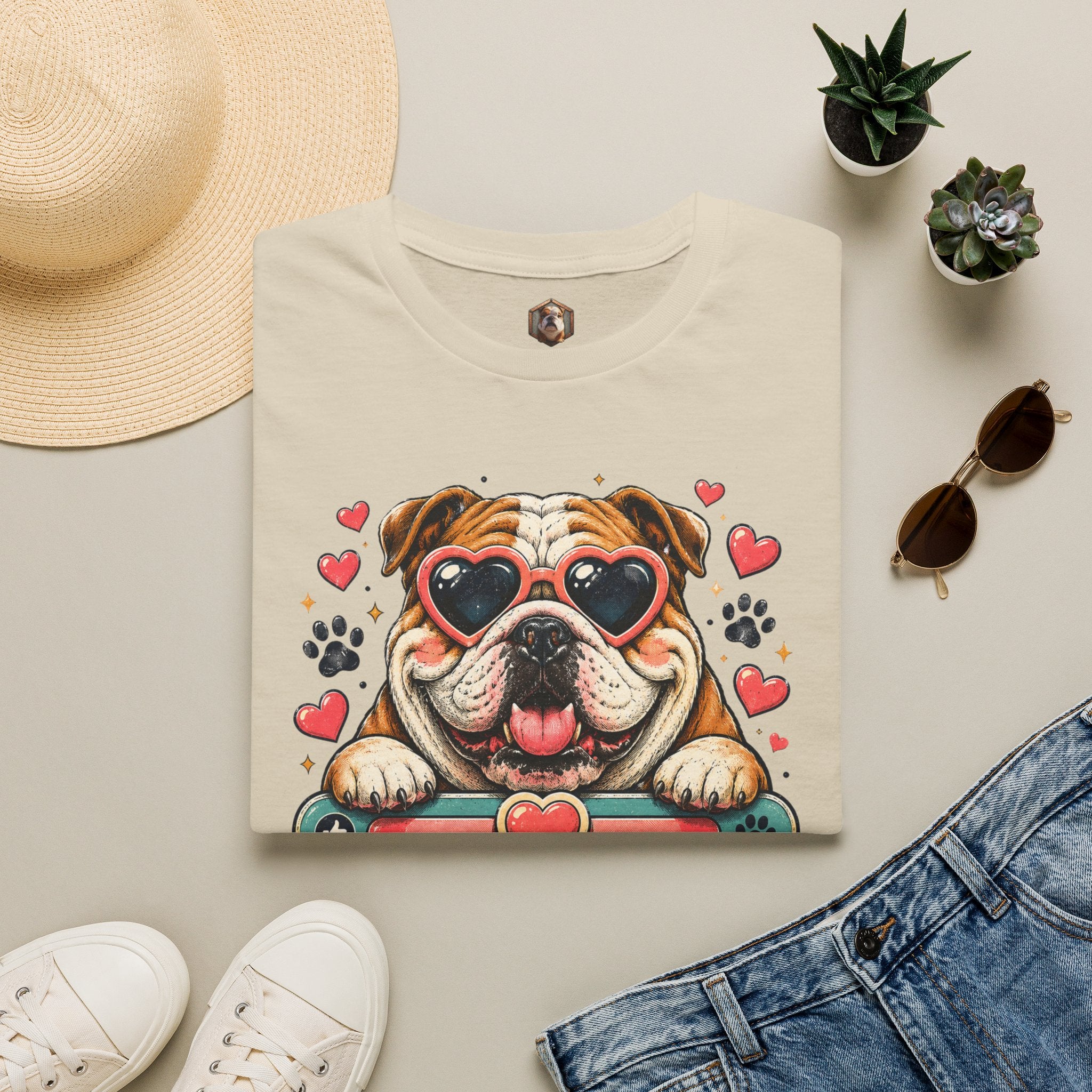 Bulldog Kisses T-shirt