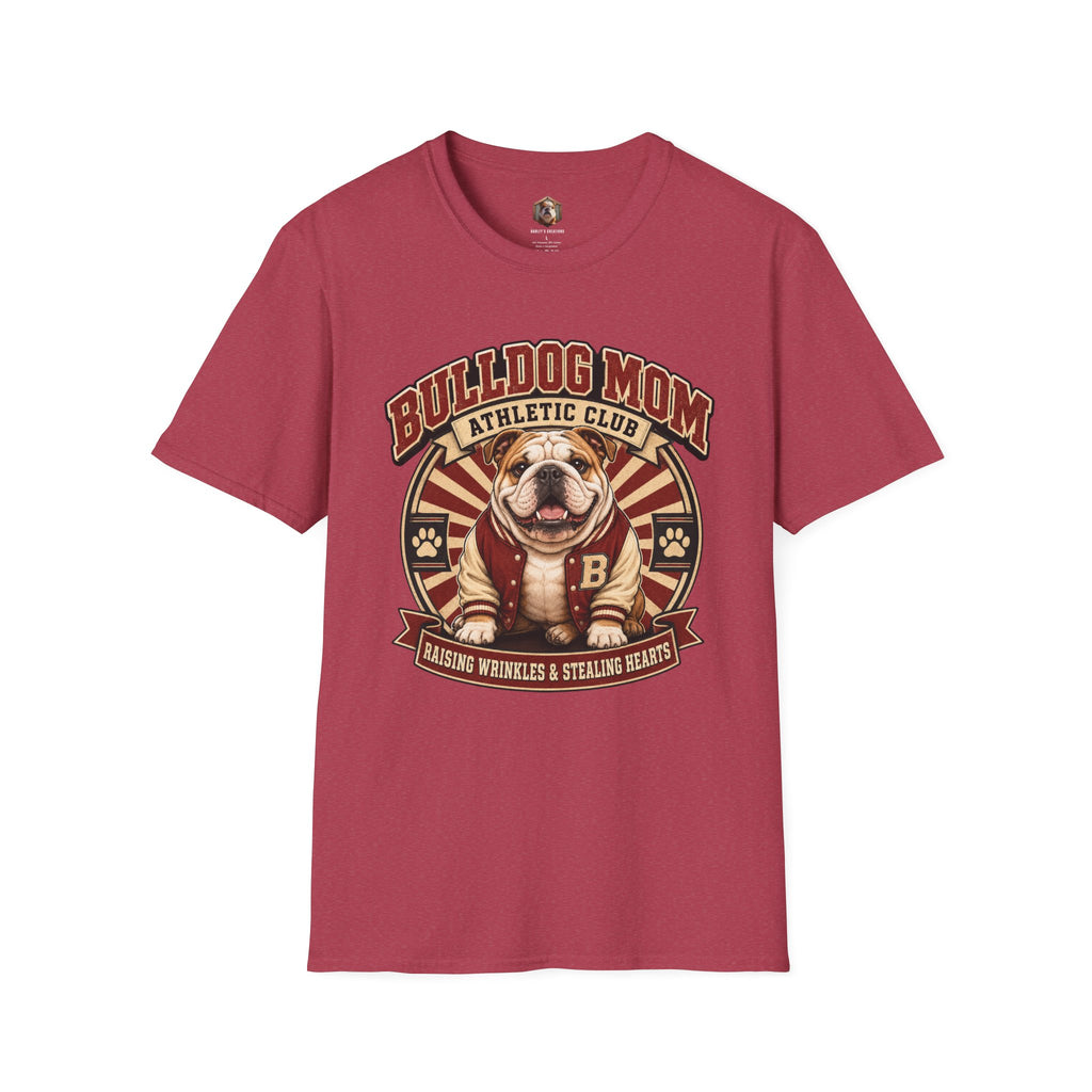 Bulldog Mom Athletic T-Shirt
