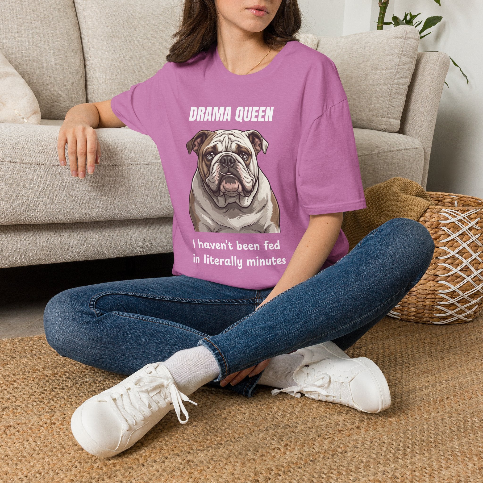 Drama Queen Bulldog T-Shirt