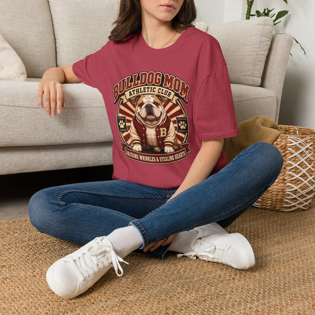 Bulldog Mom Athletic T-Shirt