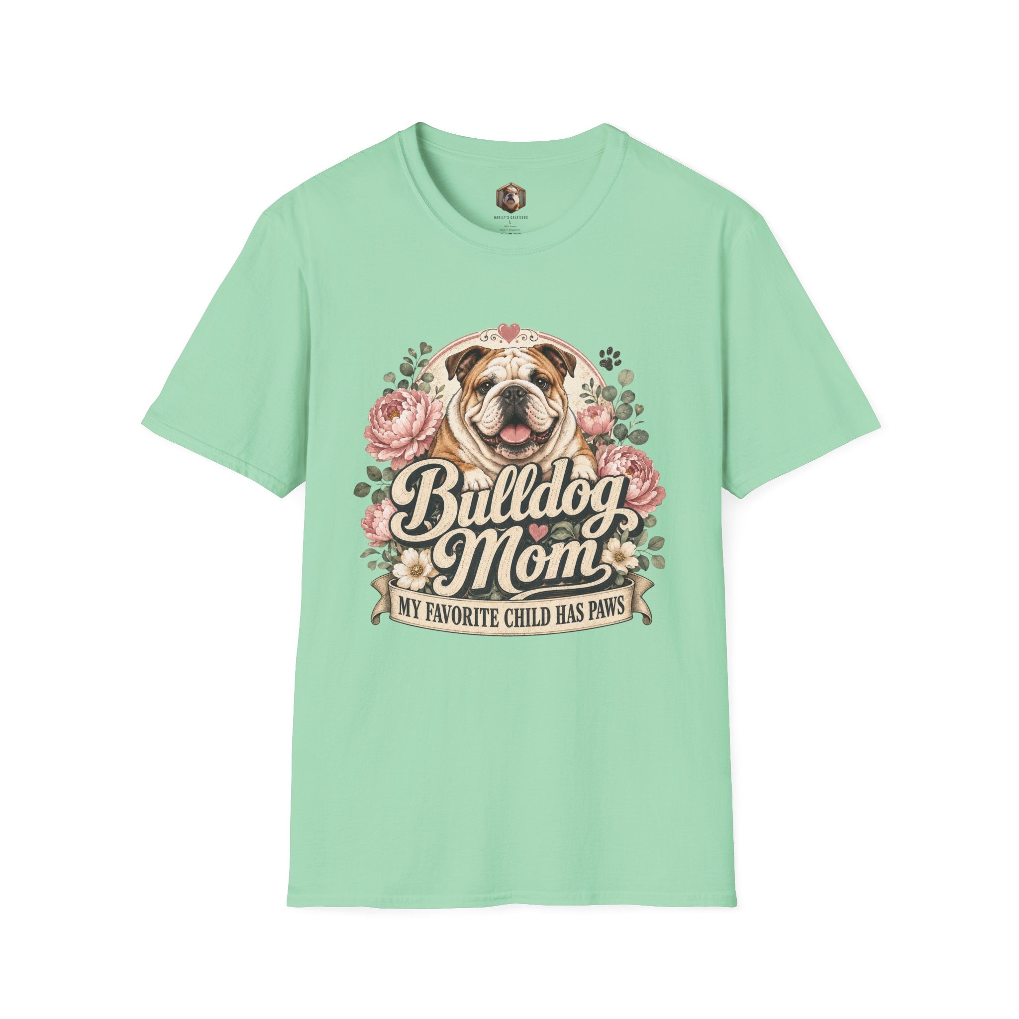 Bulldog Mom T-Shirt