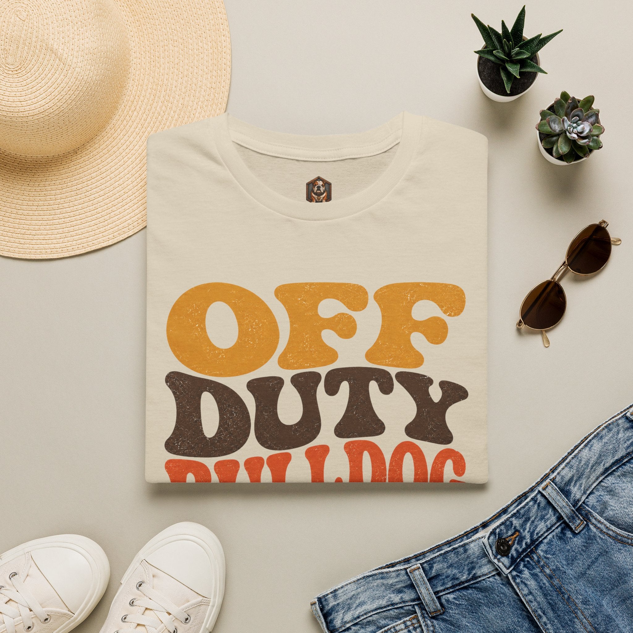 Off Duty Bulldog T-Shirt