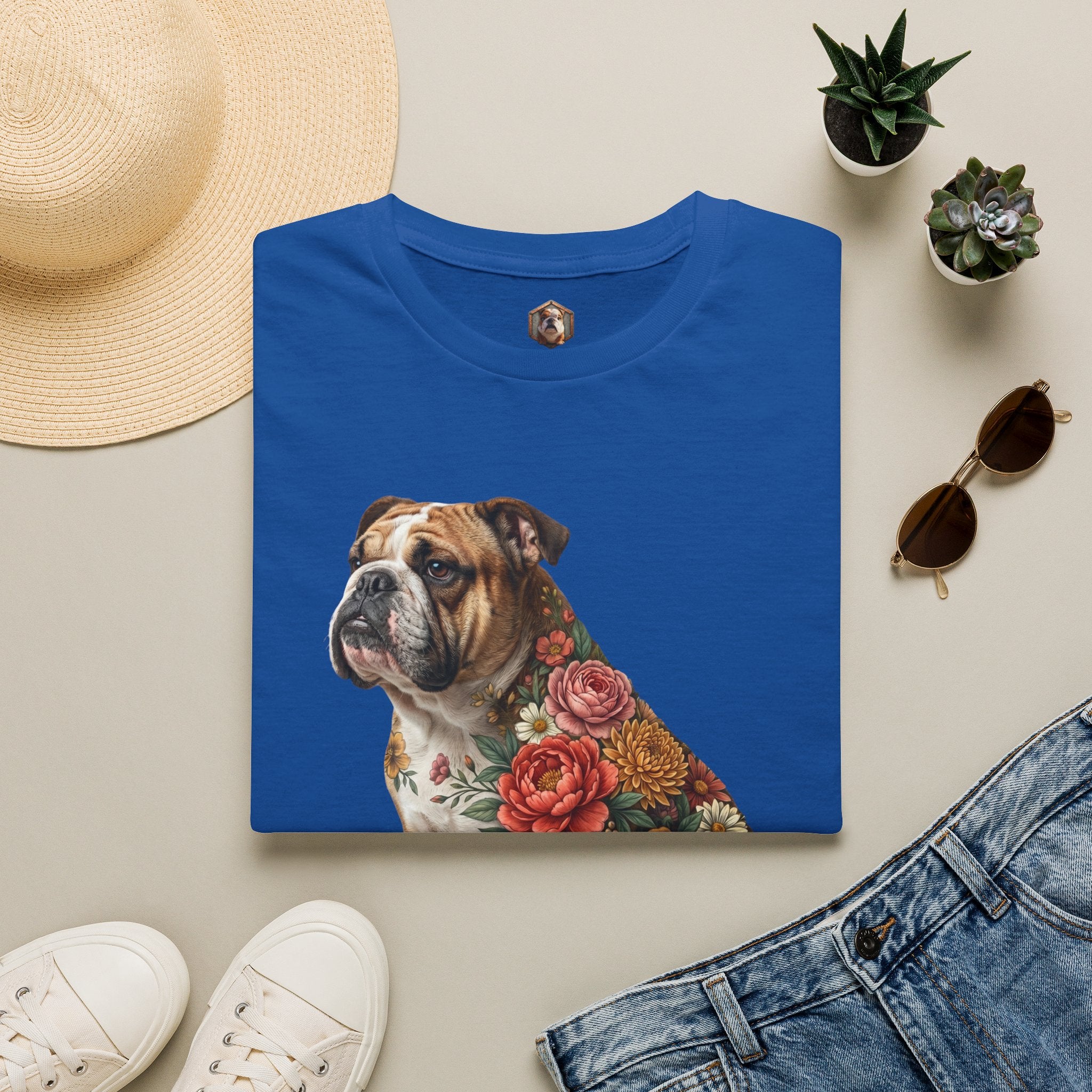 flower dog T-Shirt