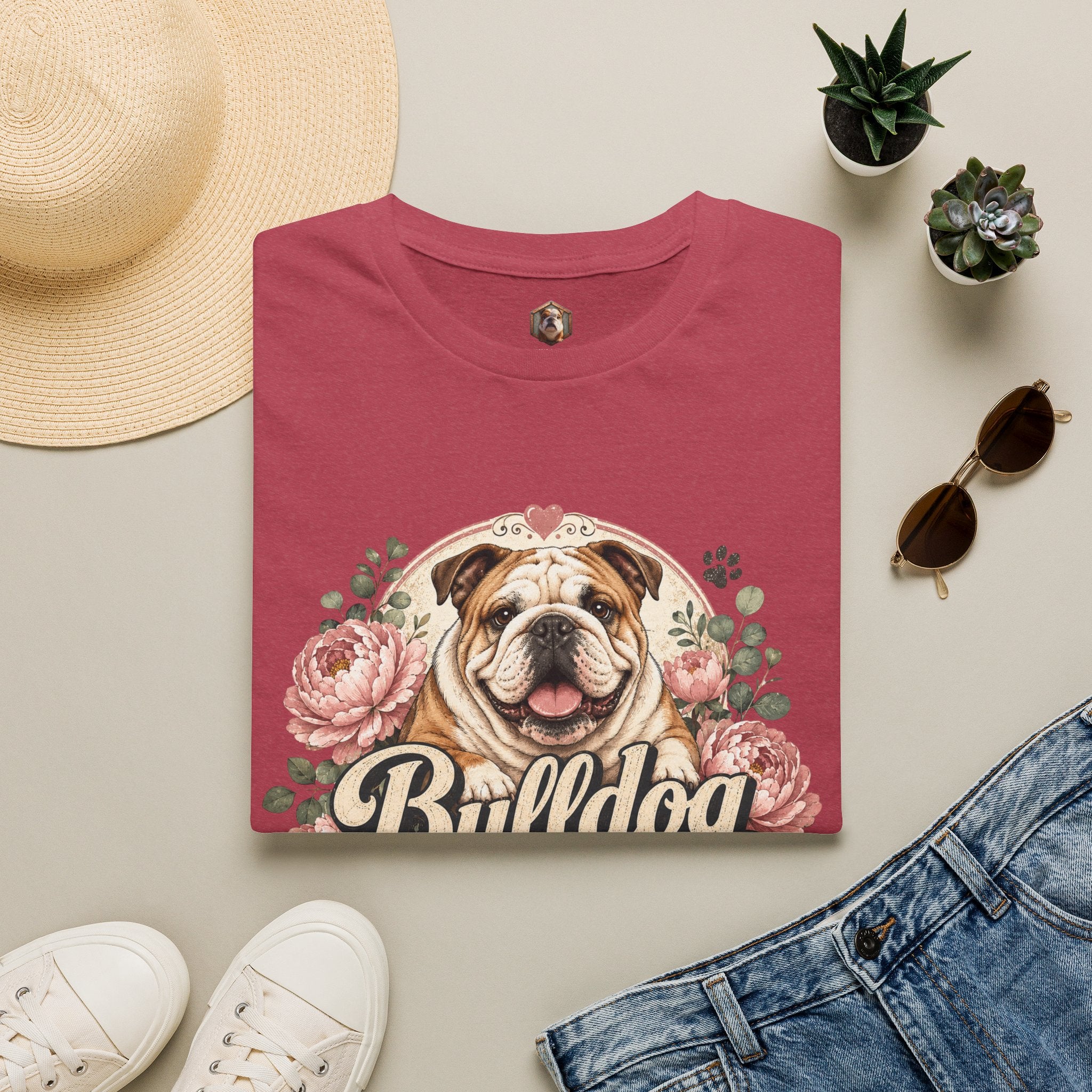 Bulldog Mom T-Shirt