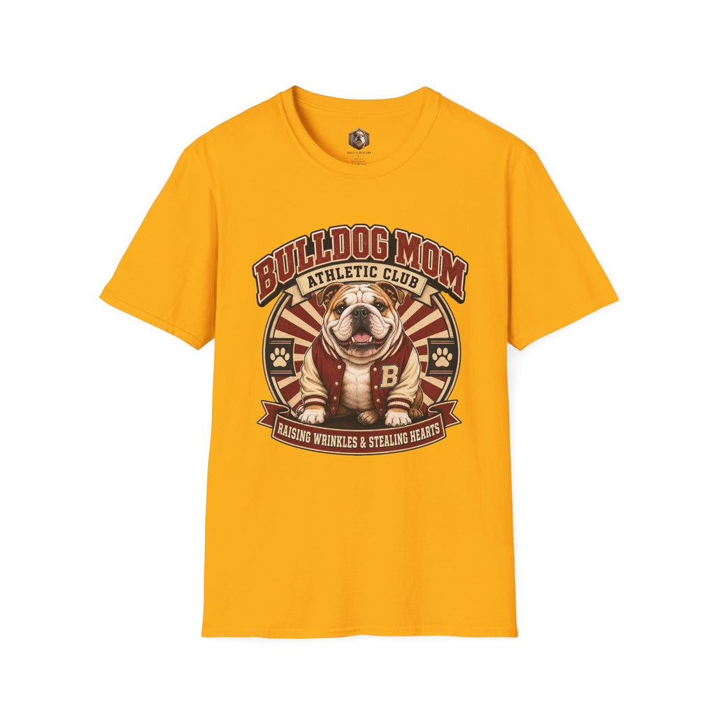 Bulldog Mom Athletic T-Shirt