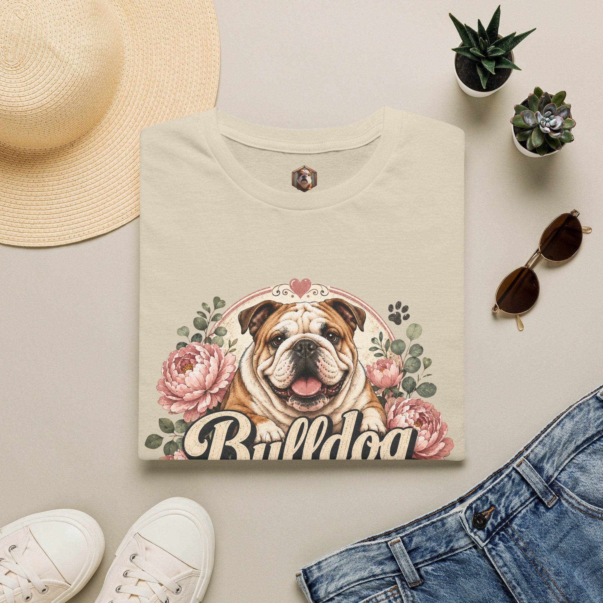Bulldog Mom T-Shirt