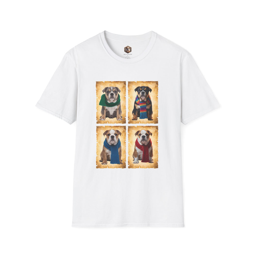 Four Bulldog Puppies T-Shirt