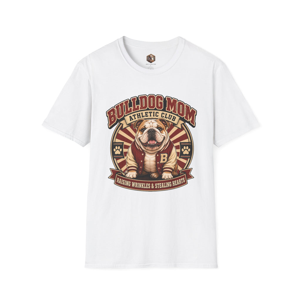 Bulldog Mom Athletic T-Shirt