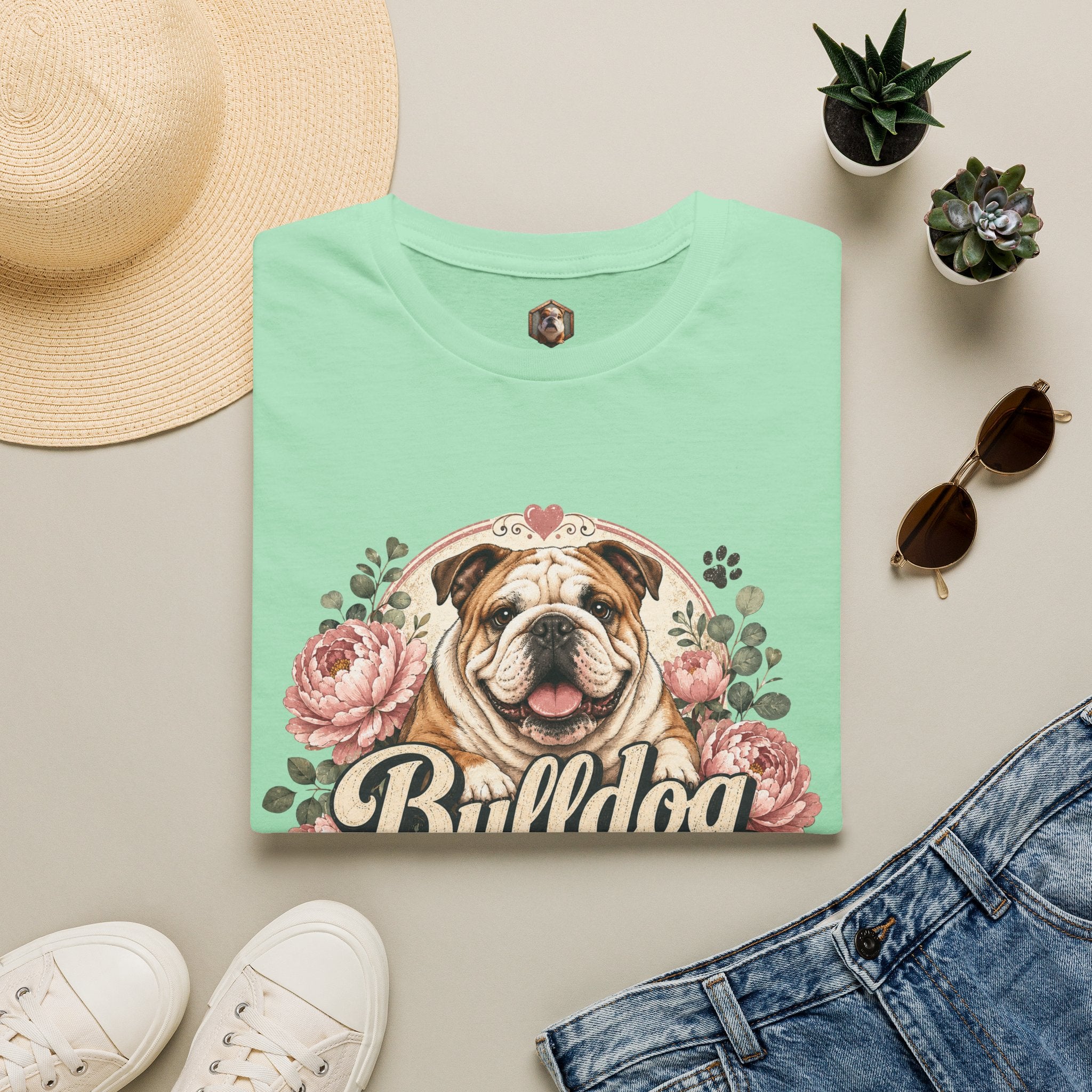 Bulldog Mom T-Shirt