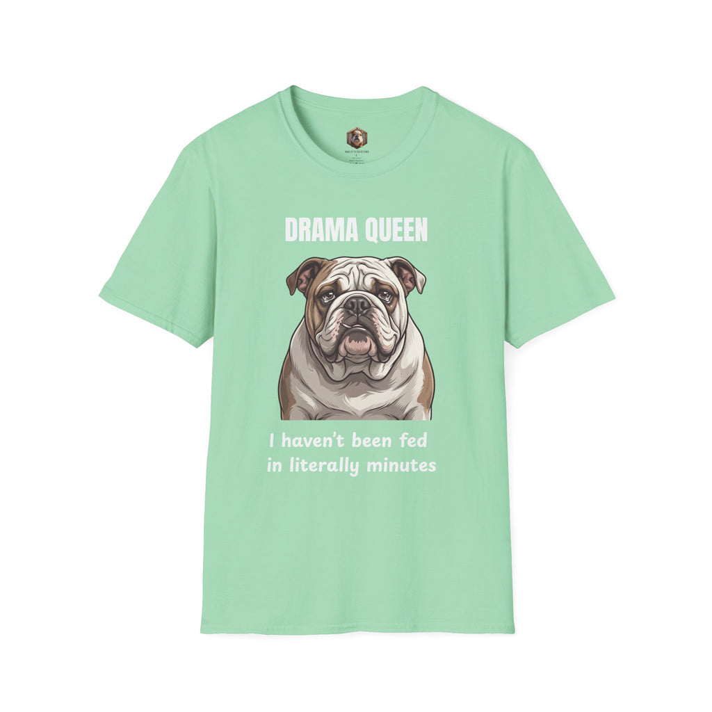 Drama Queen Bulldog T-Shirt