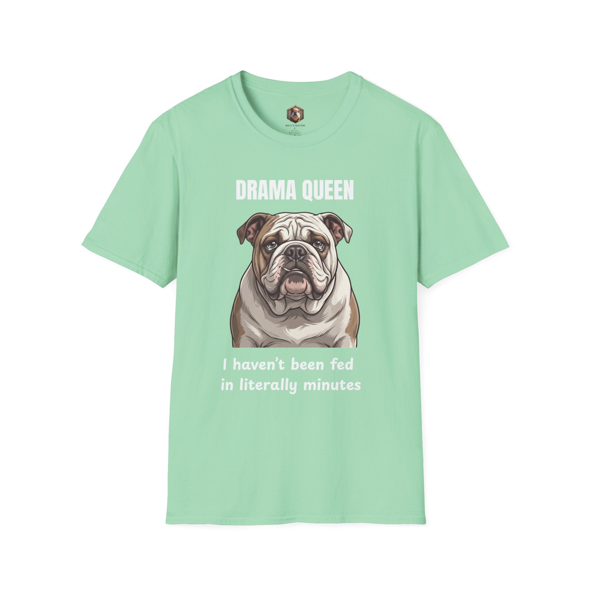 Drama Queen Bulldog T-Shirt