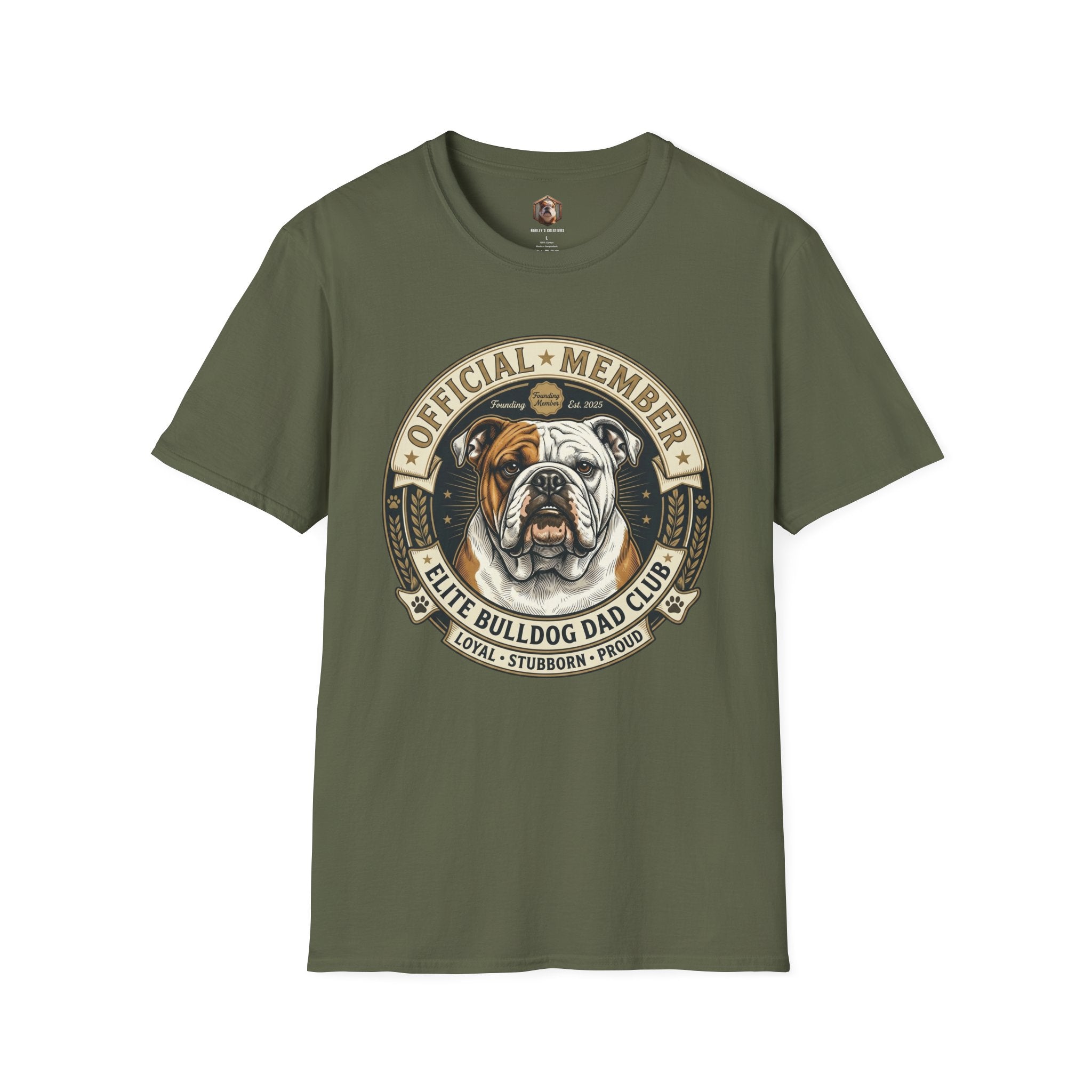 Bulldog Dad Club T-Shirt
