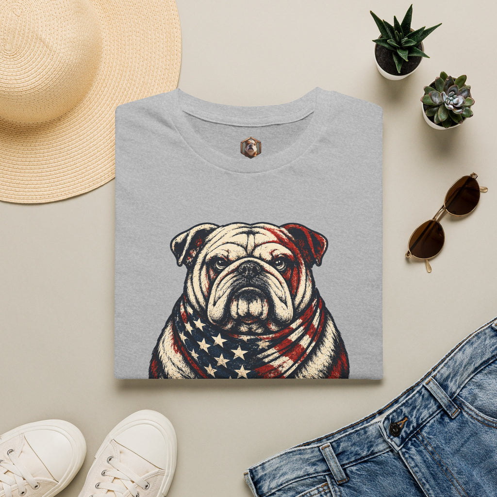 Patriotic Bulldog T-Shirt