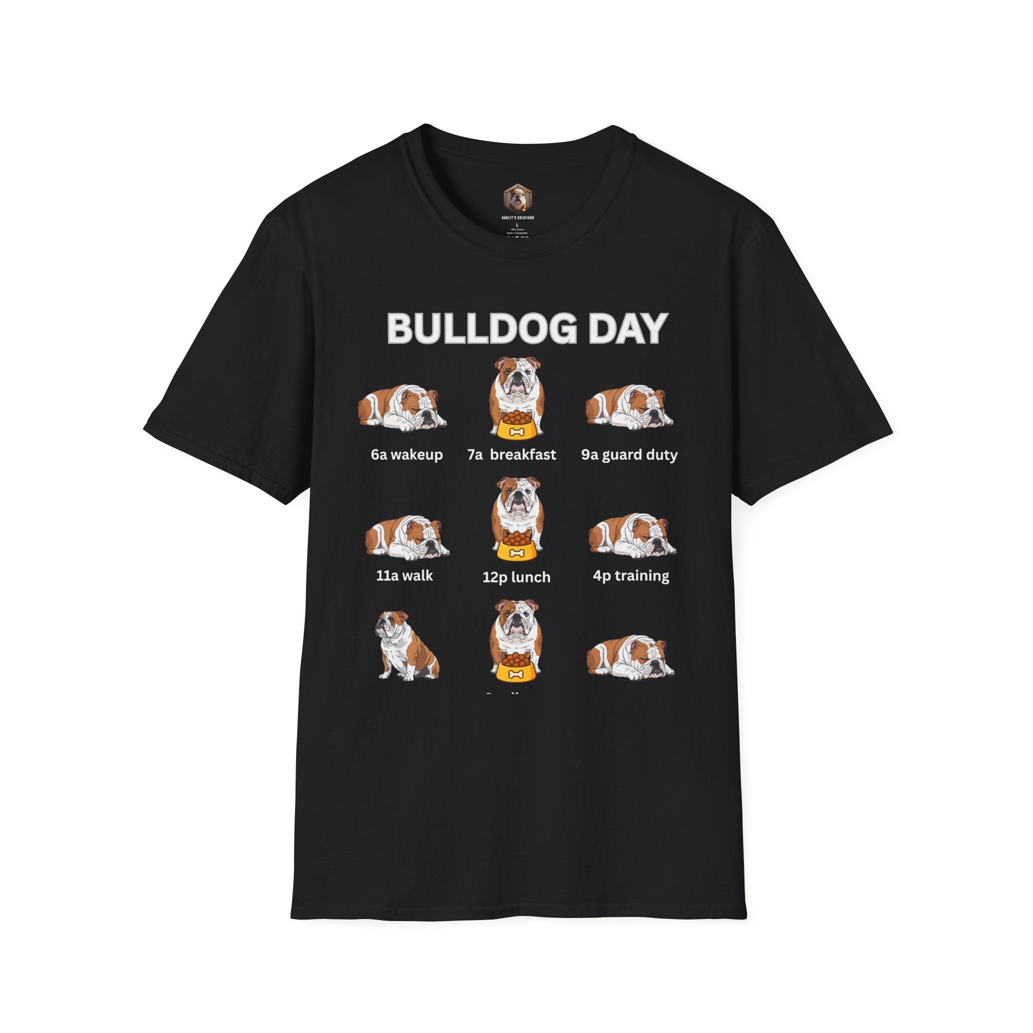 Bulldog Day Schedule T-Shirt