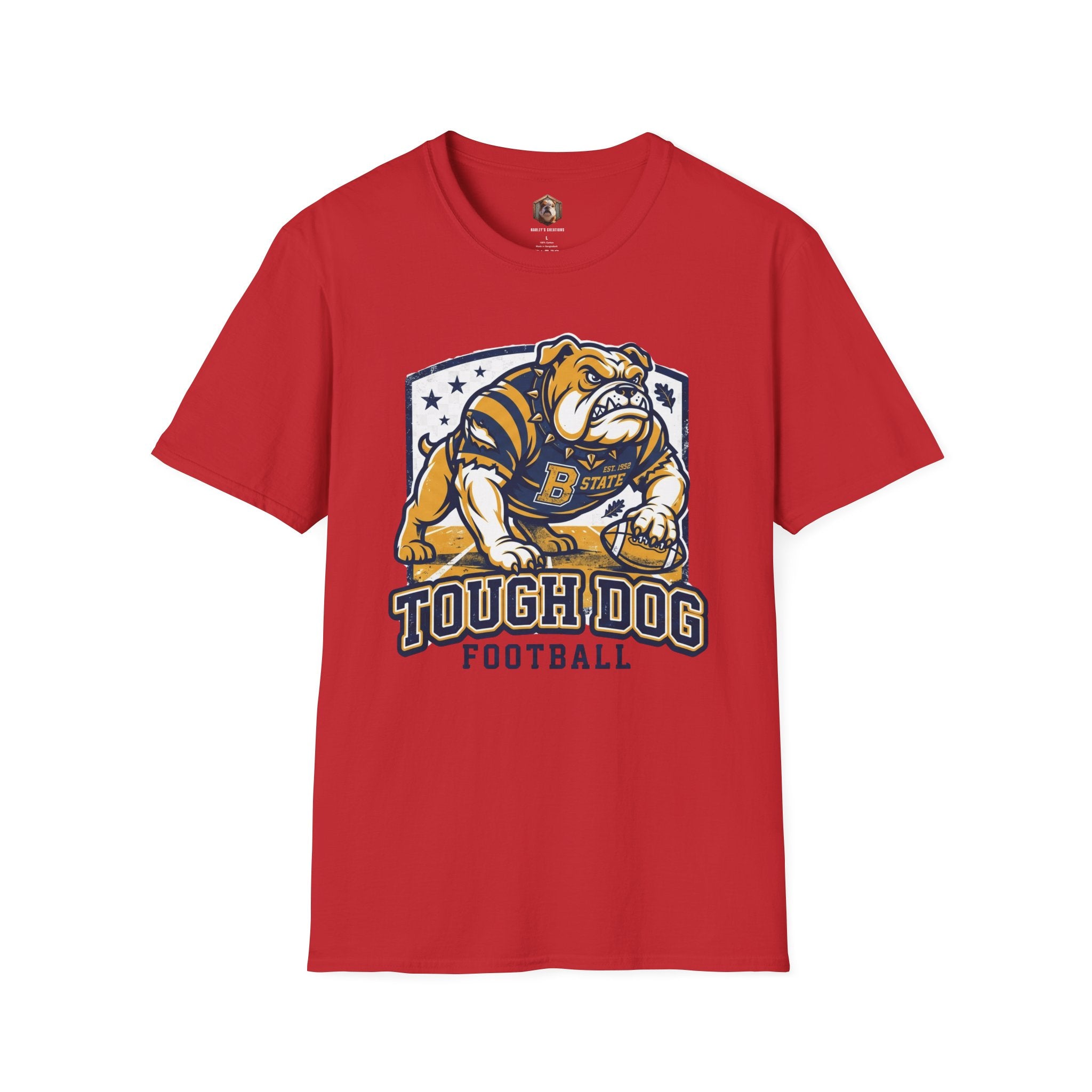 Bulldog Football T-Shirt