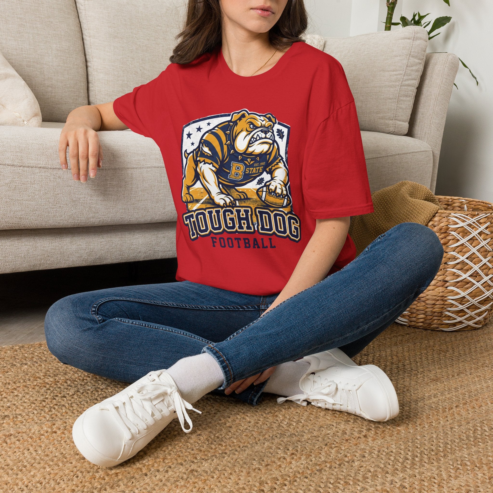 Bulldog Football T-Shirt