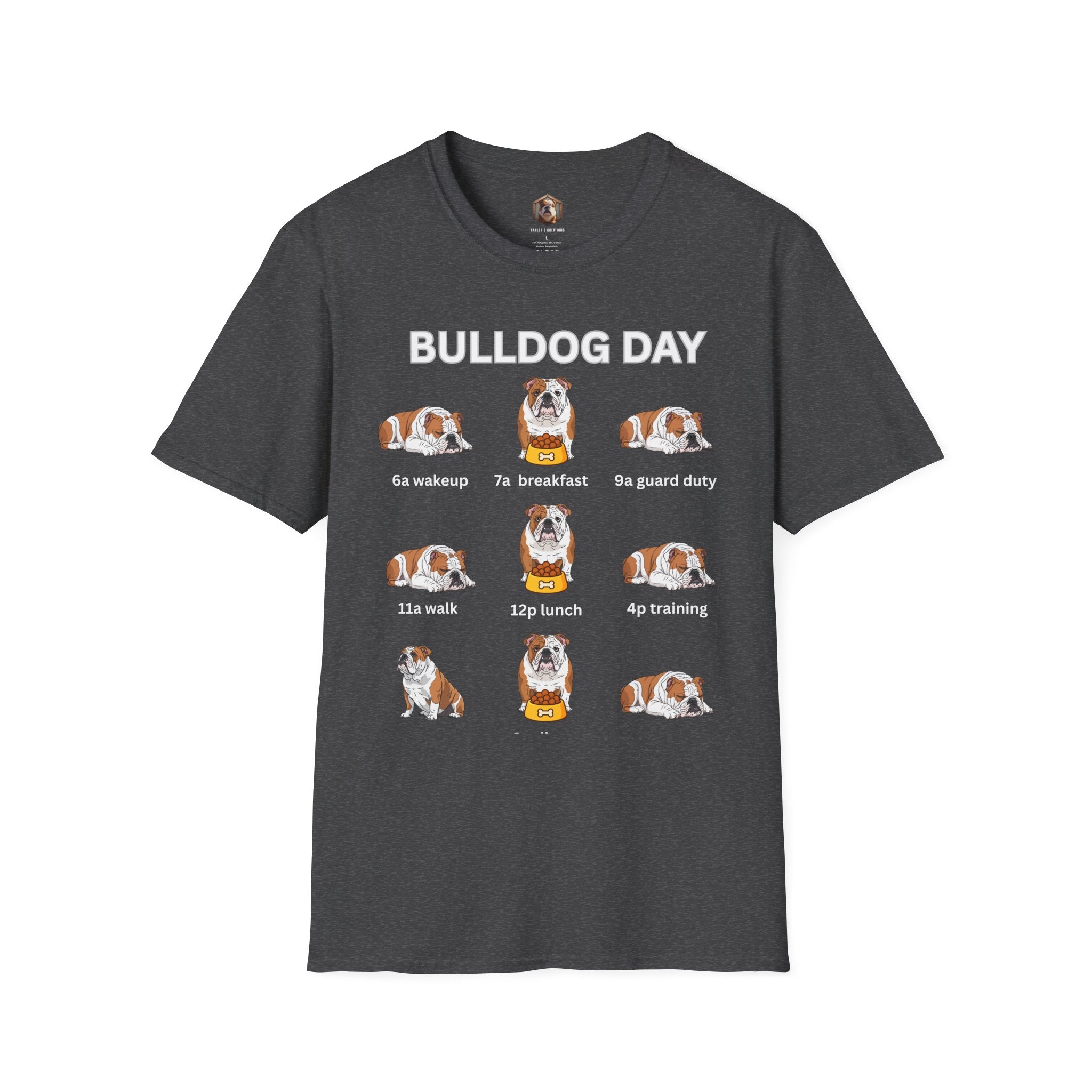Bulldog Day Schedule T-Shirt