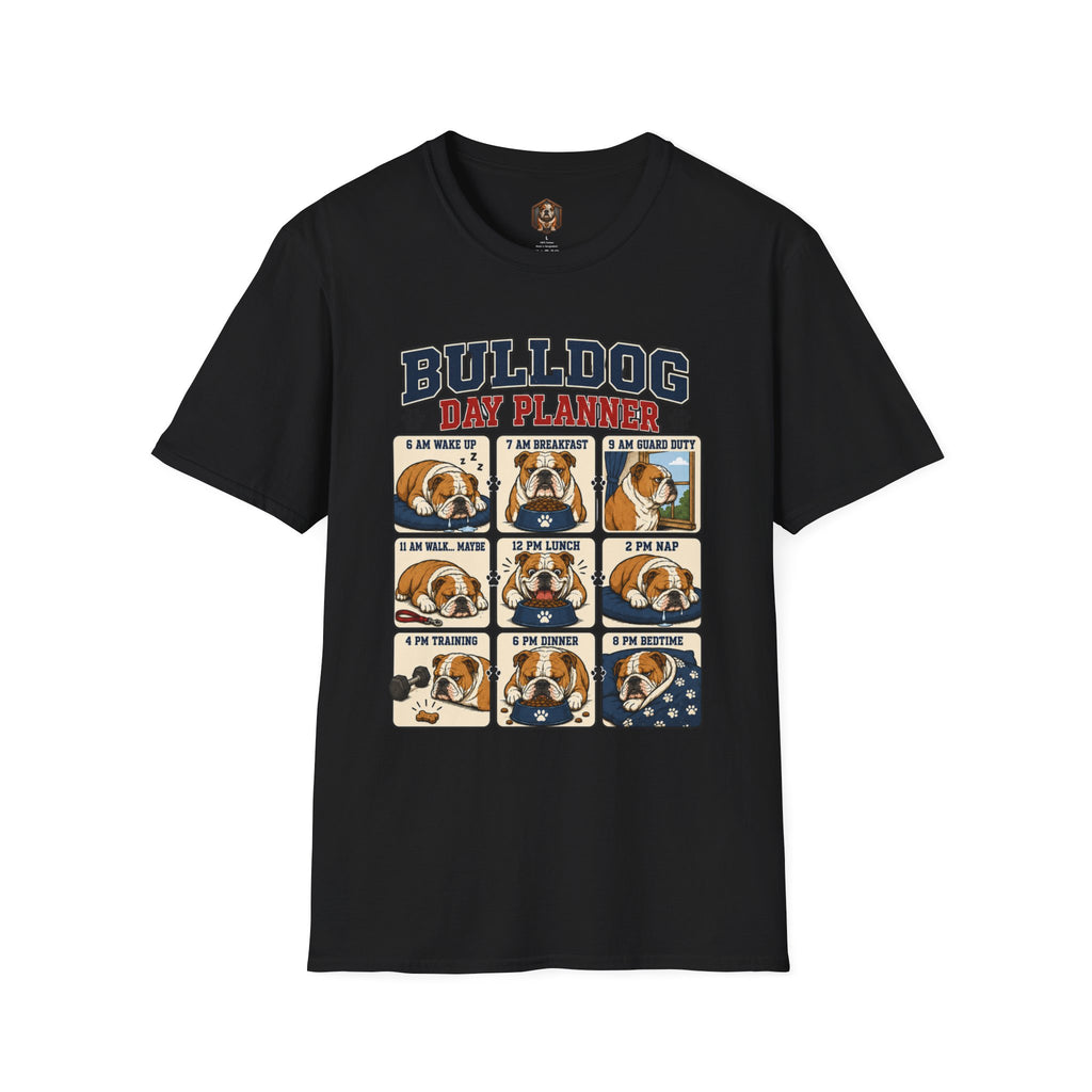 Bulldog Day Planner T-shirt