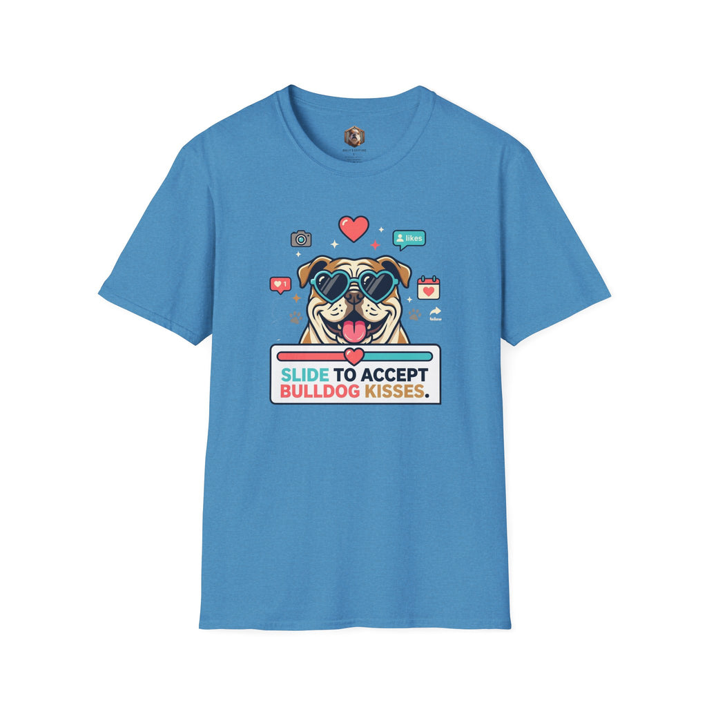 Slide to Accept Bulldog Kisses T-shirt