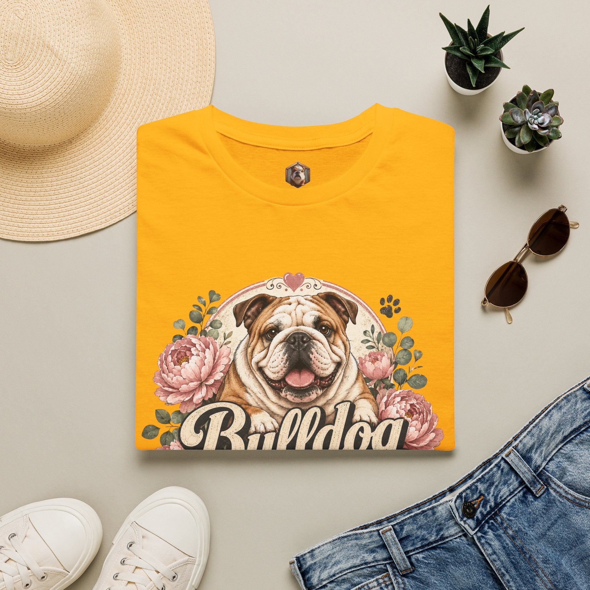 Bulldog Mom T-Shirt
